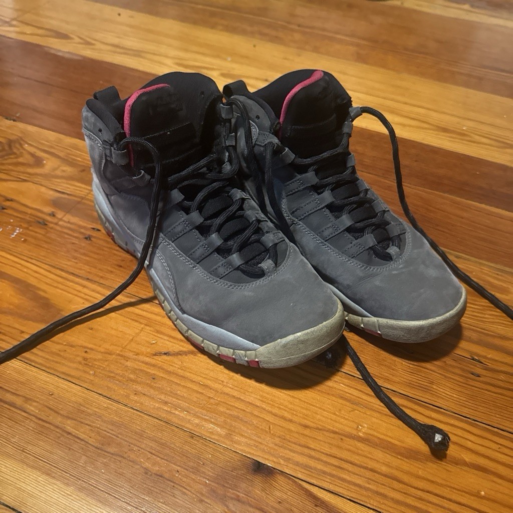 Size 7 (GS) – Jordan 10 Retro Mid Smoke Grey