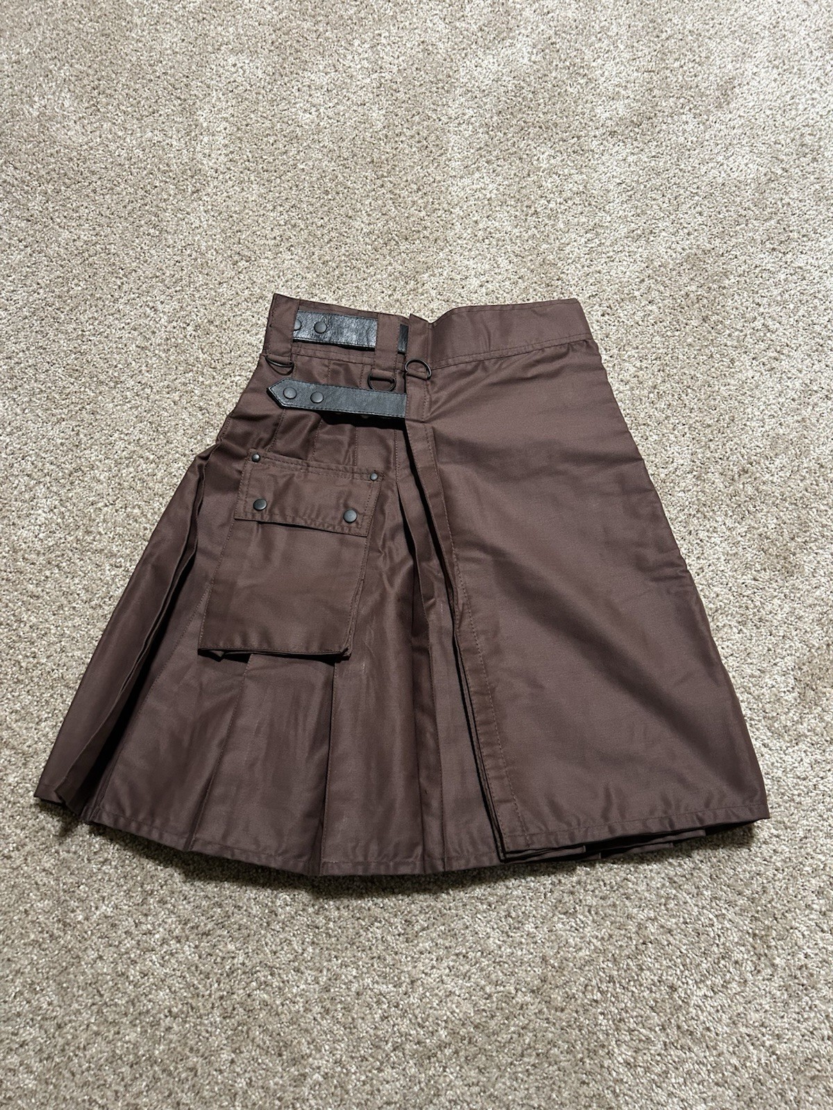 All Kilts Sports Utility Kilt Mens 30 Brown Workwear Heavyweight