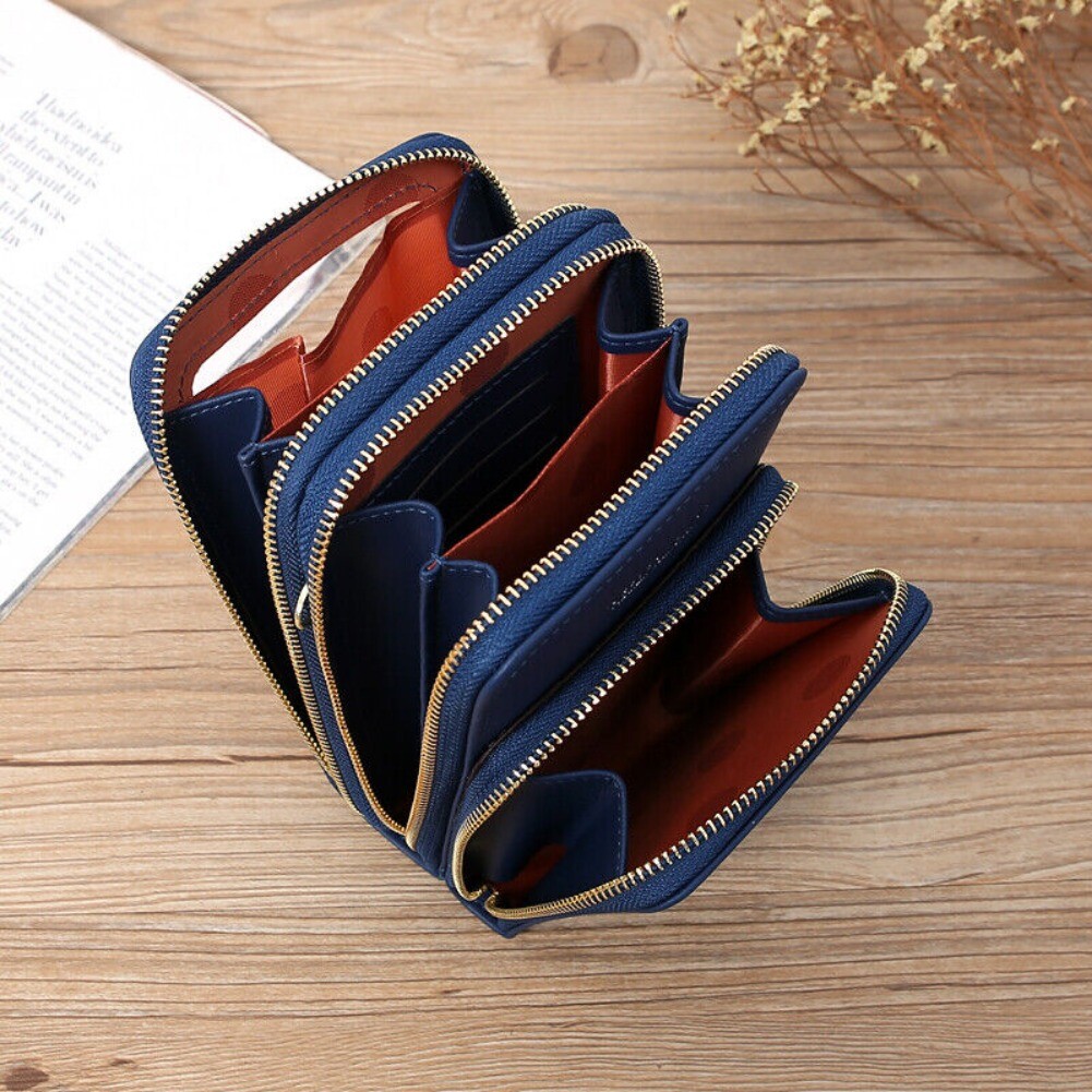 Small Crossbody Cell Phone Purse with Large Touch Screen for Women Mini Handbag