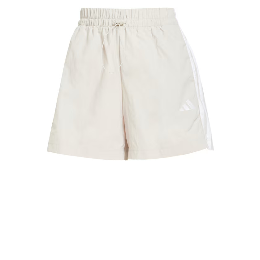 adidas women Essentials 3-Stripes Lifestyle Woven Shorts