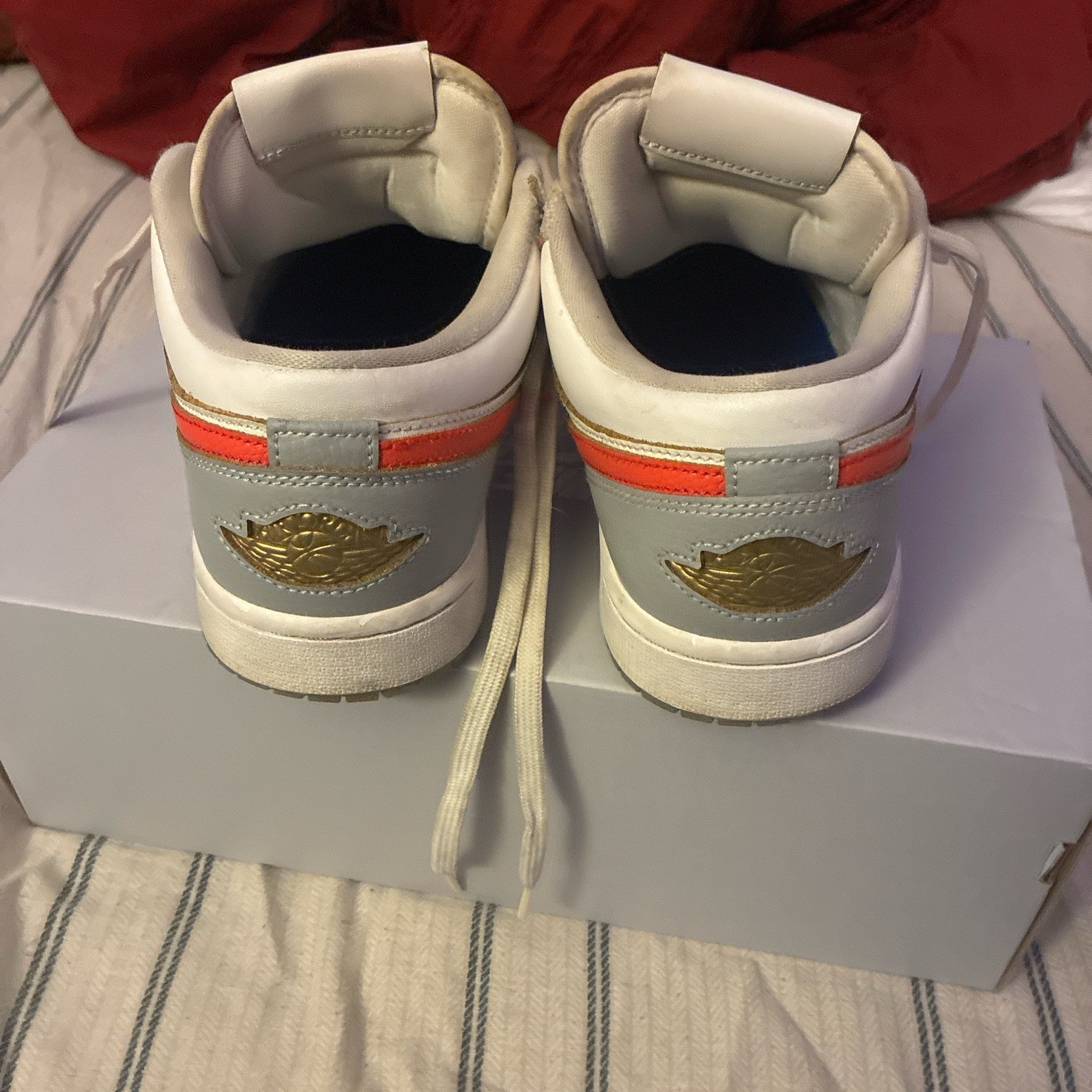 Jordan Air Jordan 1 Low SE Philippines White/Blue/Red Leather Style FN8901-164