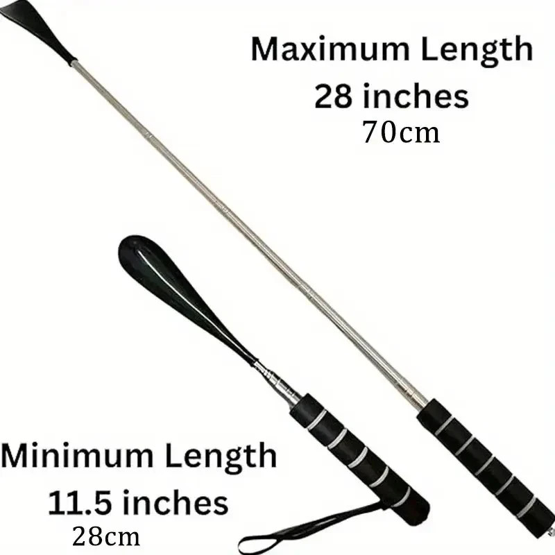 Shoe Horn Extra Long Handle Stainless Steel 28″ Handled Metal Shoehorn Horns