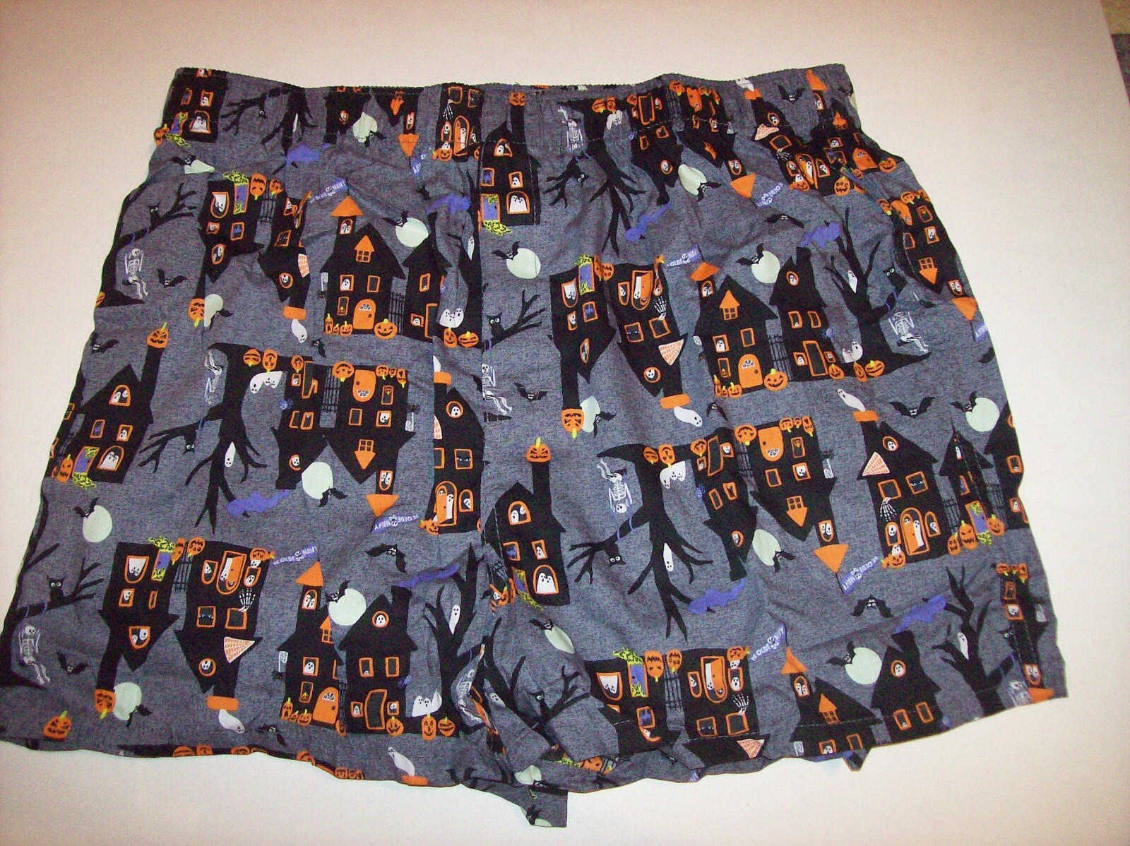 Old Navy Underwear Men Woven Boxer S M L XL XXL XXXL Halloween Haunted House New