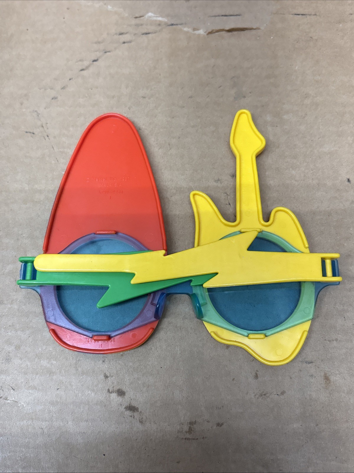 Vintage 1987 Mattel COOL SHADES Kids Plastic Sunglasses