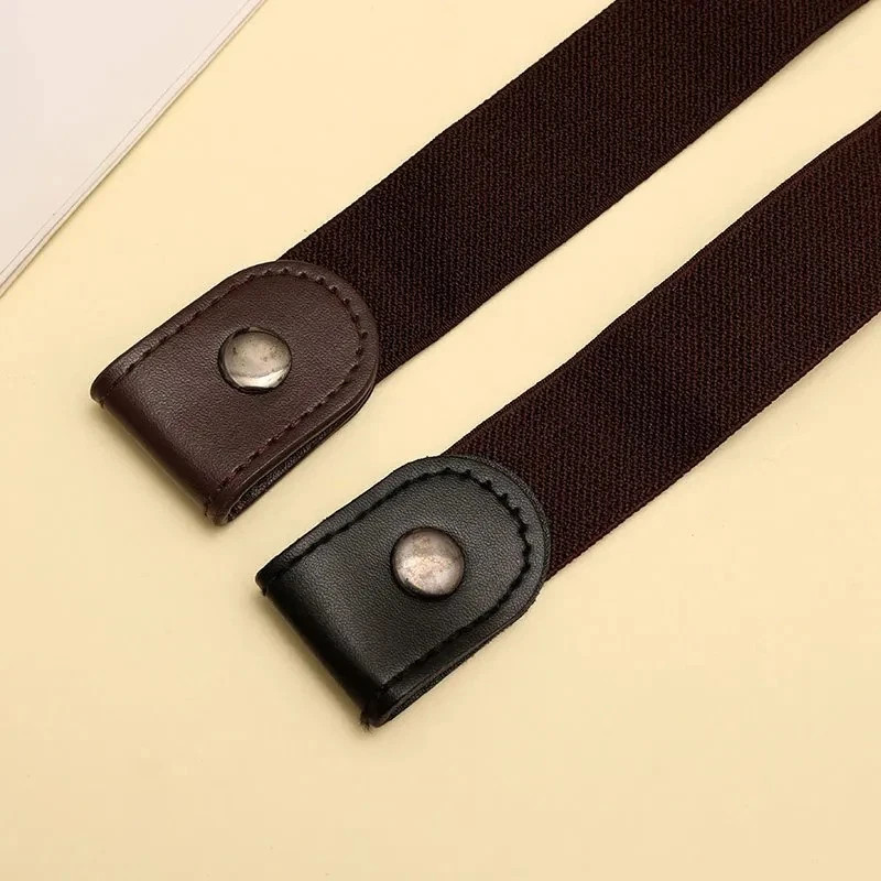 Men Women Buckle-free Elastic Invisible Waist Belt for Jeans No Bulge Hassle