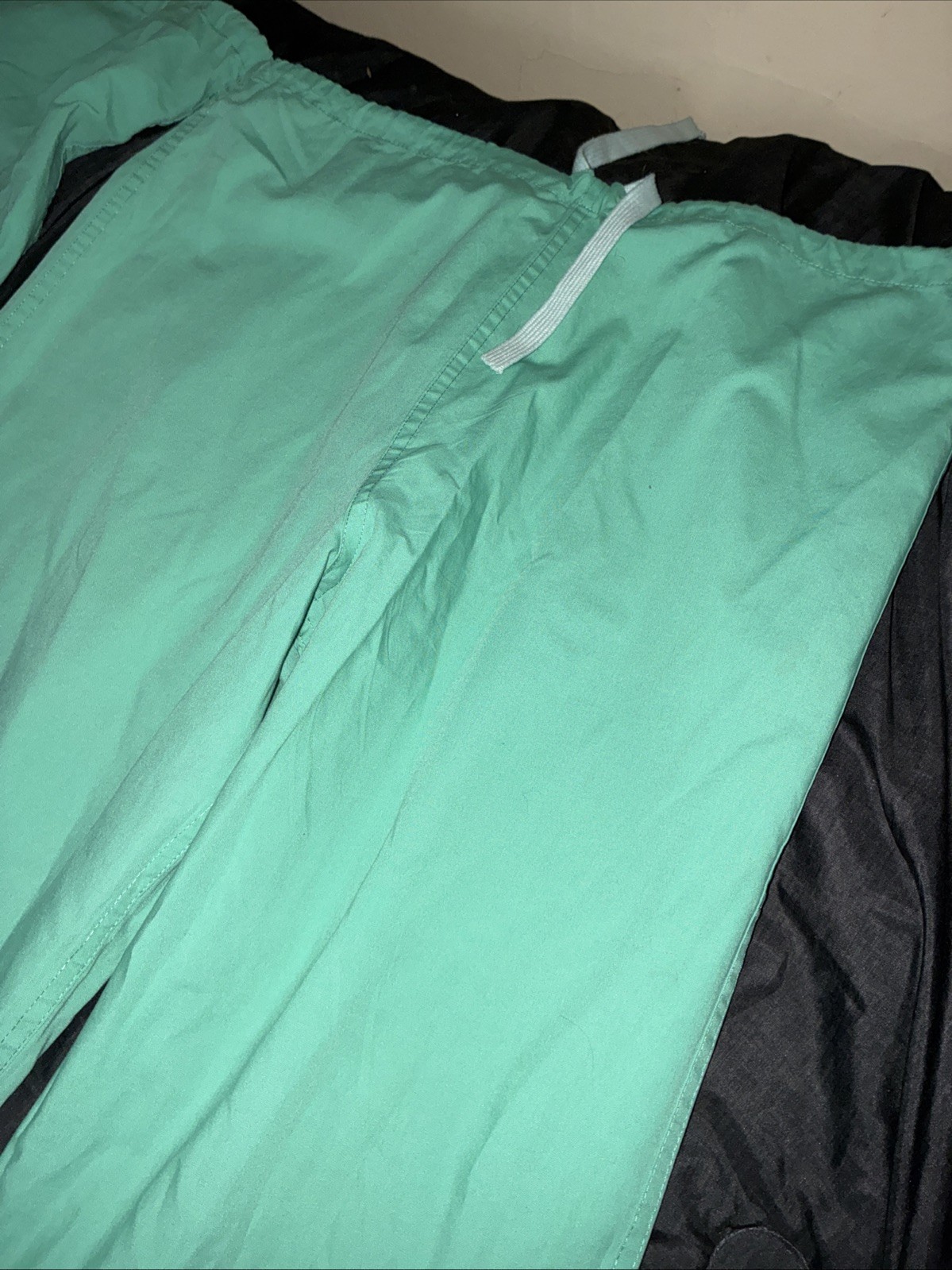 Lot of 2 Medline M500 NT JM-CM Scrub Pants Medium Green Unisex Straight Leg
