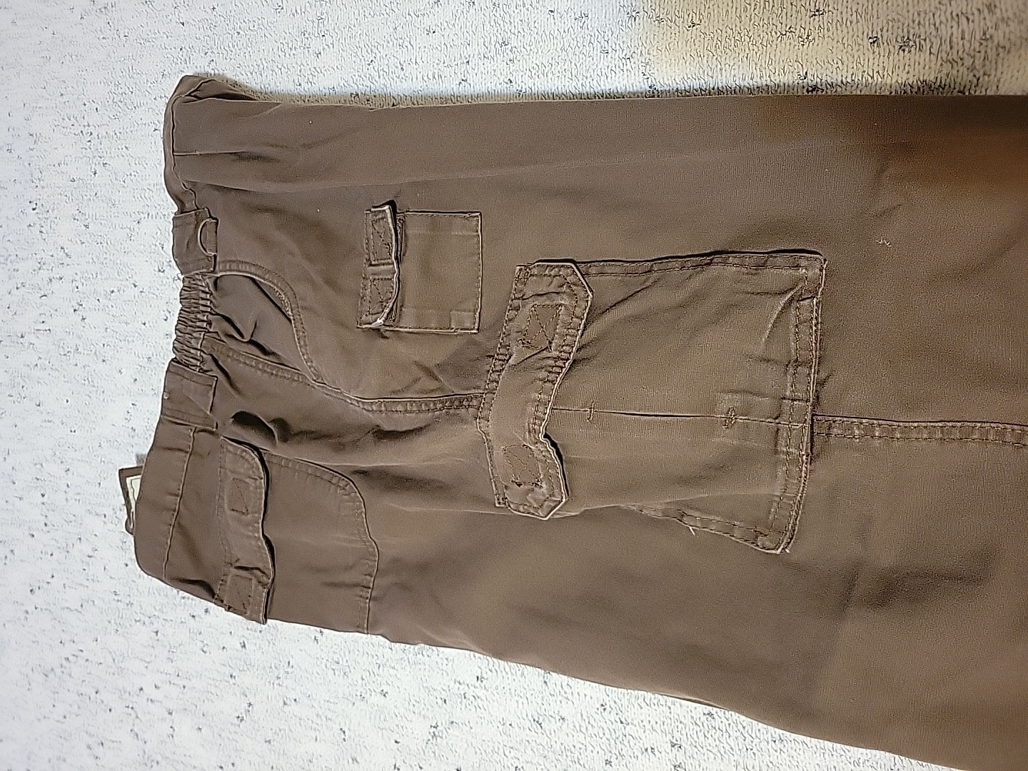 Scandia Woods Elastic Waist Pleated Cargo Pants 48×28