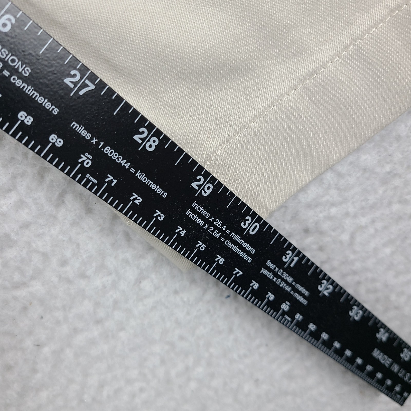 Brooks Brothers Pants Mens 36×30 Beige Straight Leg Cotton Clark Chino Khakis