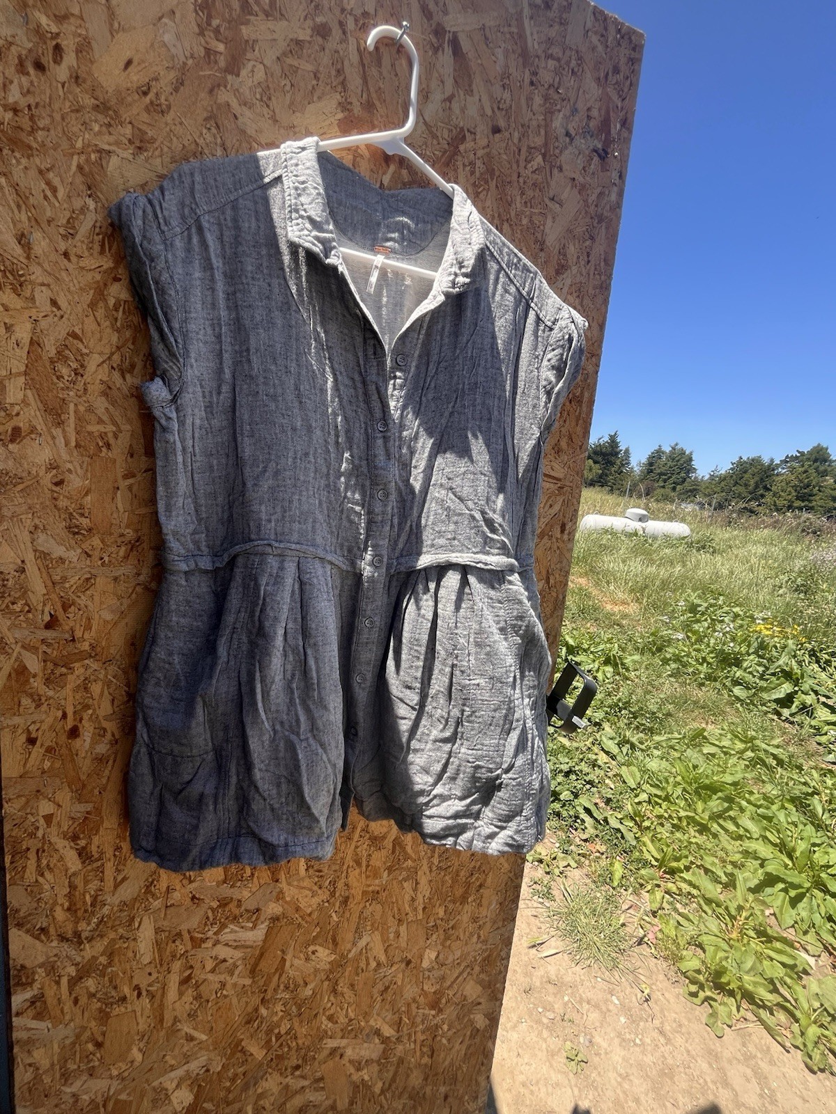 Free People Size S Sleeveless 100% Cotton See Dimensions In Description