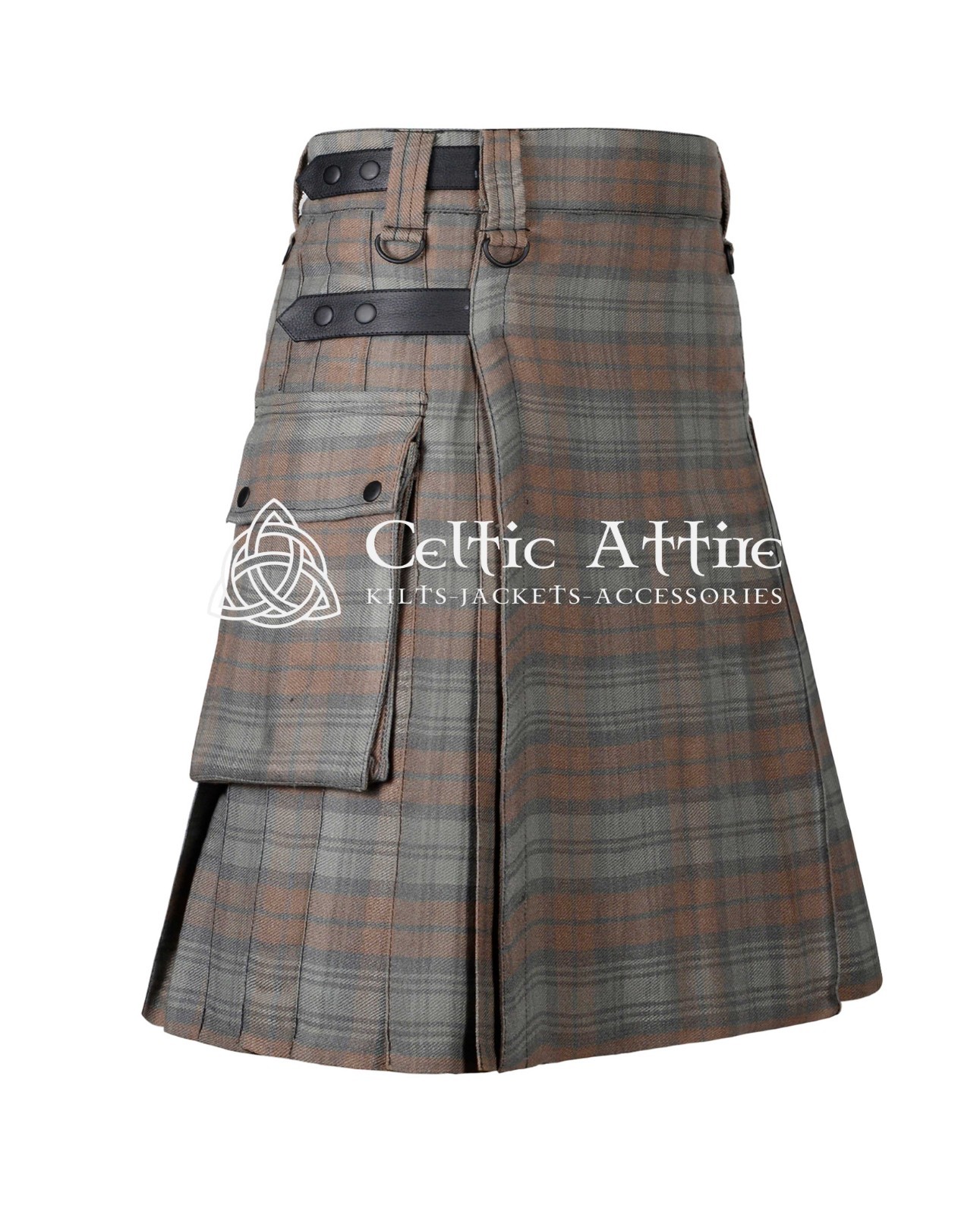 Black Watch Tartan Kilt – 8 Yards – Utility – Hybrid Kilts by Celtic Attire