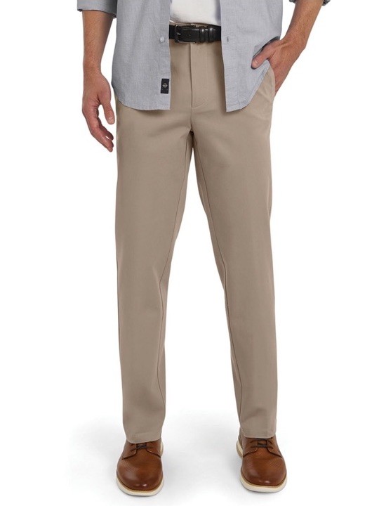 Dockers Anyday Khaki Pants Smart 360 Flex Straight Fit Mens Size 32/32 Khaki NEW