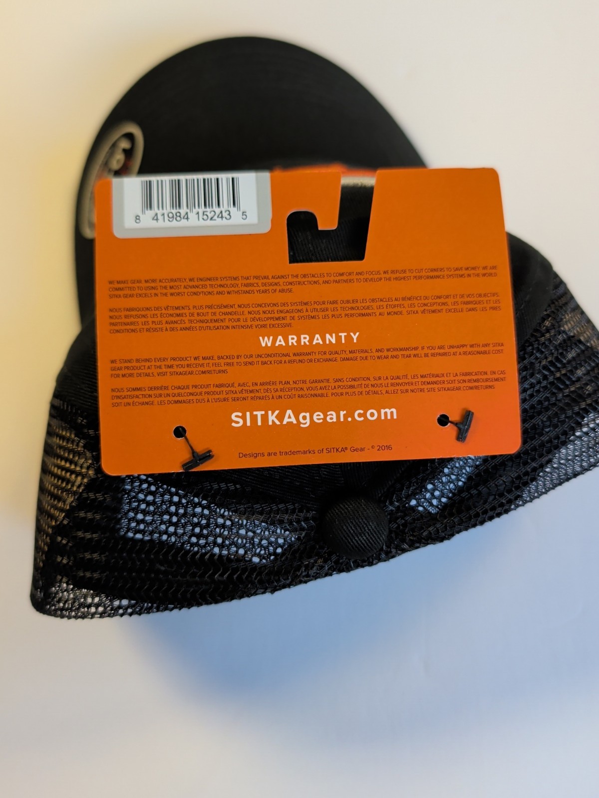 SITKA Hunting Classic Icon Lo-Pro Trucker Hat/Cap Black NEW