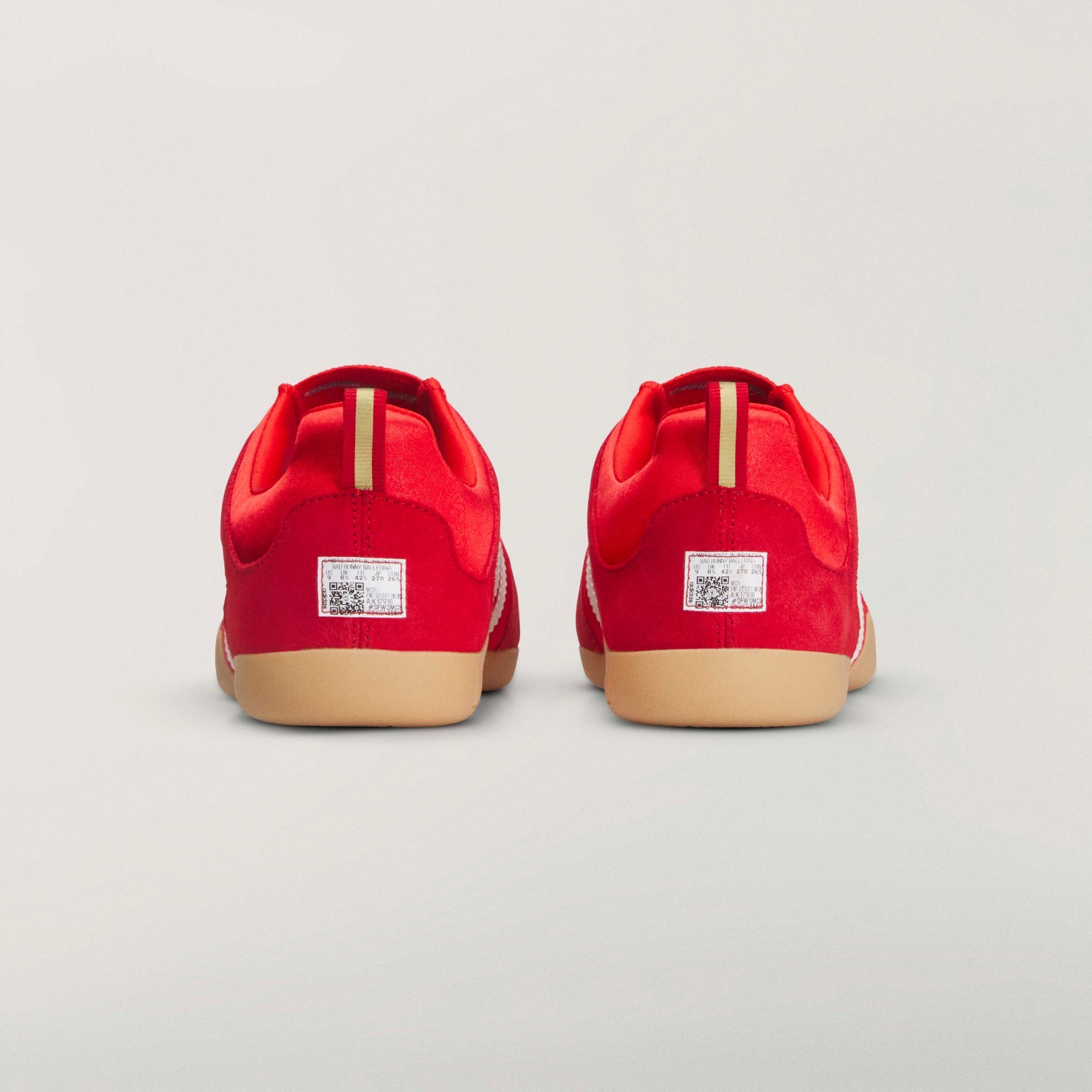 Adidas Originals x Bad Bunny Ballerina “Flamboyan” (Vivid Red) Men Shoes KI7916