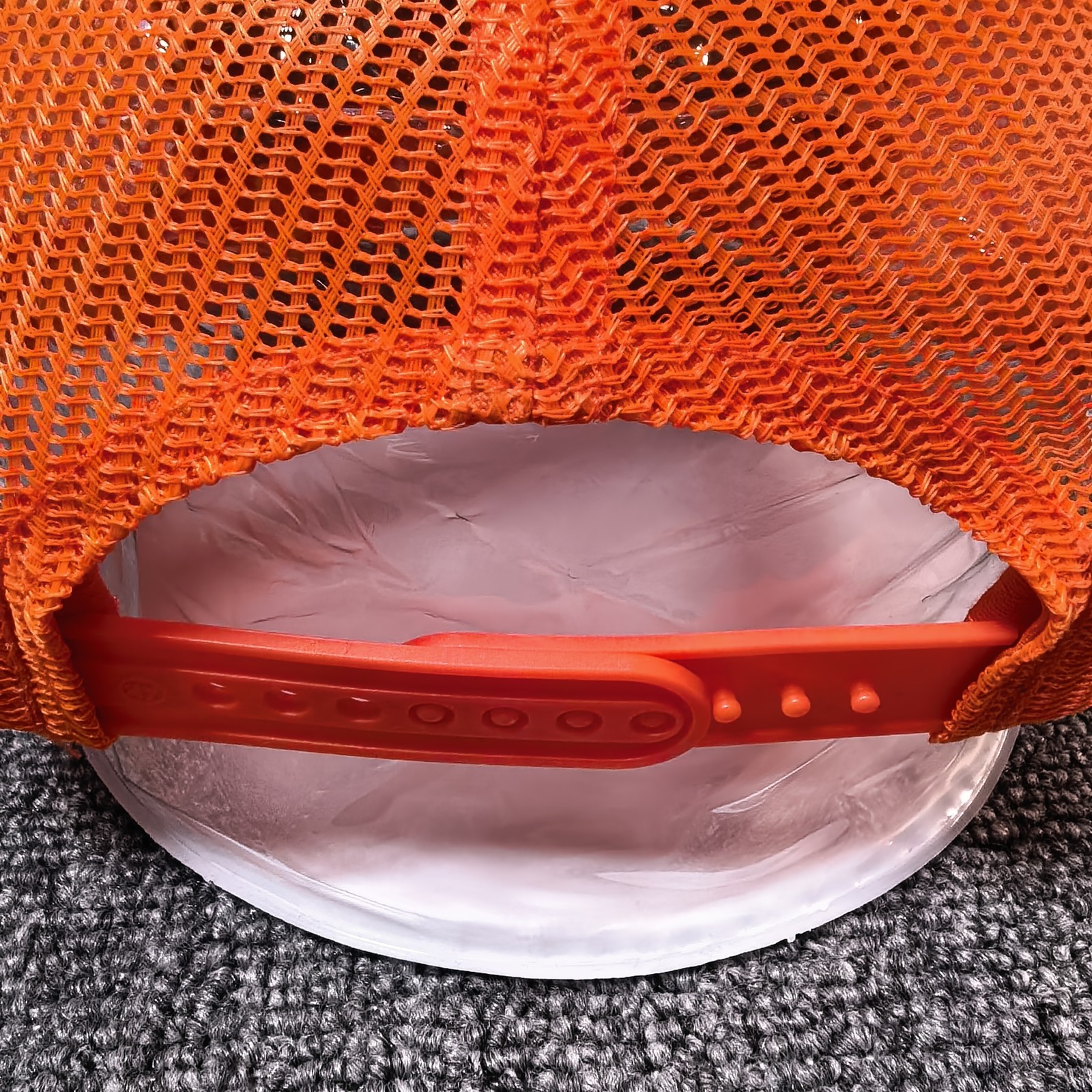 ’47 Brand Athletics Trucker Snapback Charcoal Orange Mesh Back One Size