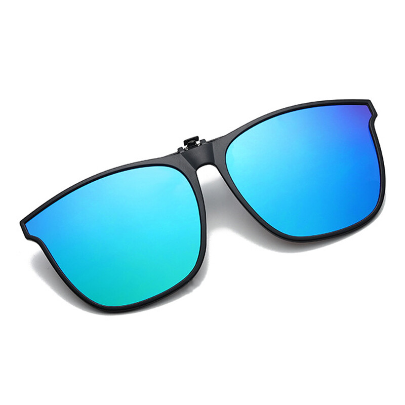 Polarized Clip-on Sunglasses Anti-glare Lightweight Flip Up Driving Sun Glasses