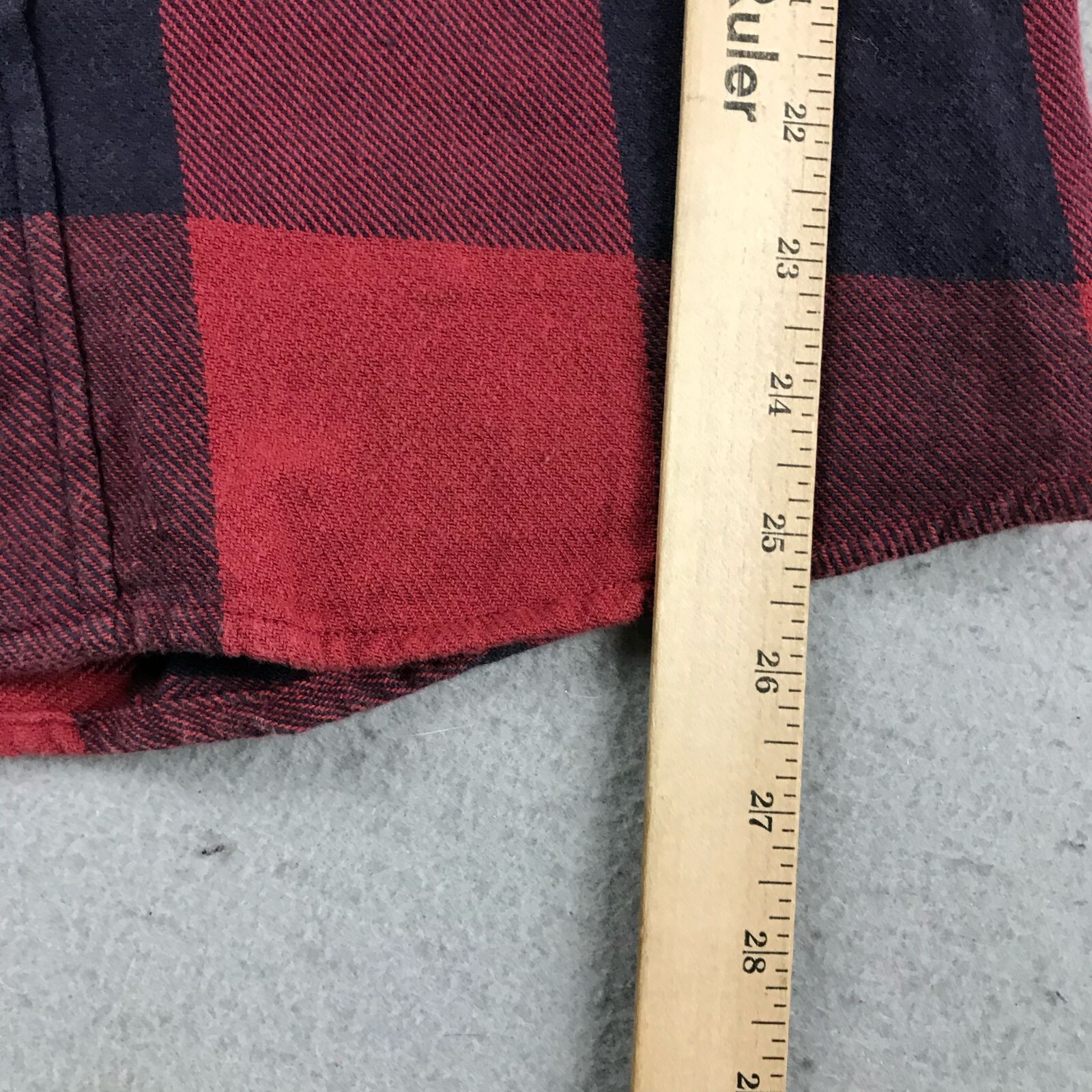 The Normal Brand Mountain Shirt Mens Small Red Plaid Button Up Long Sleeves NWT