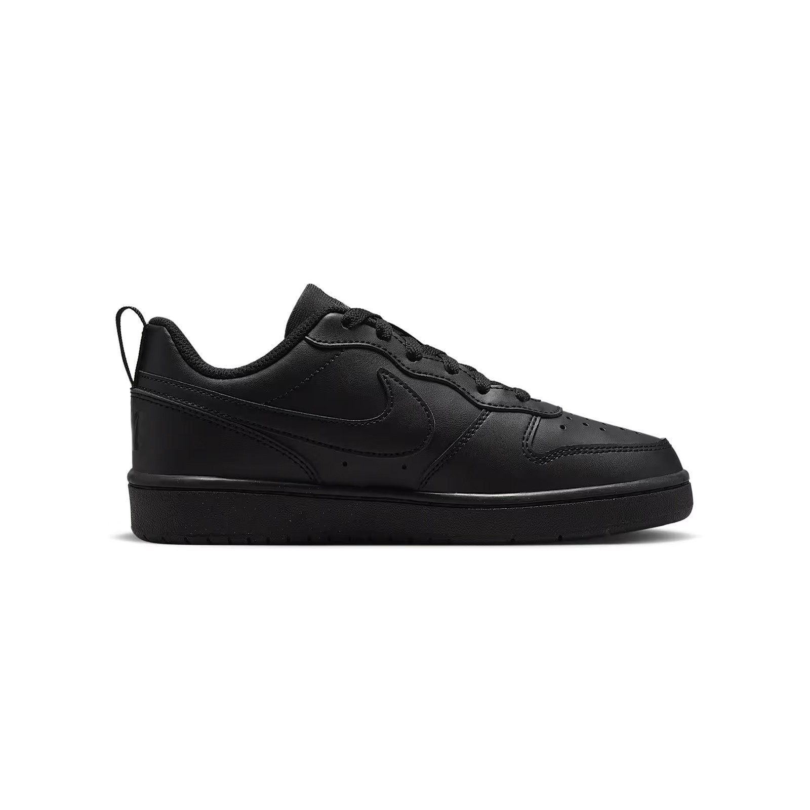 Nike Court Borough Low Recraft Big Kids’ Youth Black Sneakers Shoes, DV5456-002
