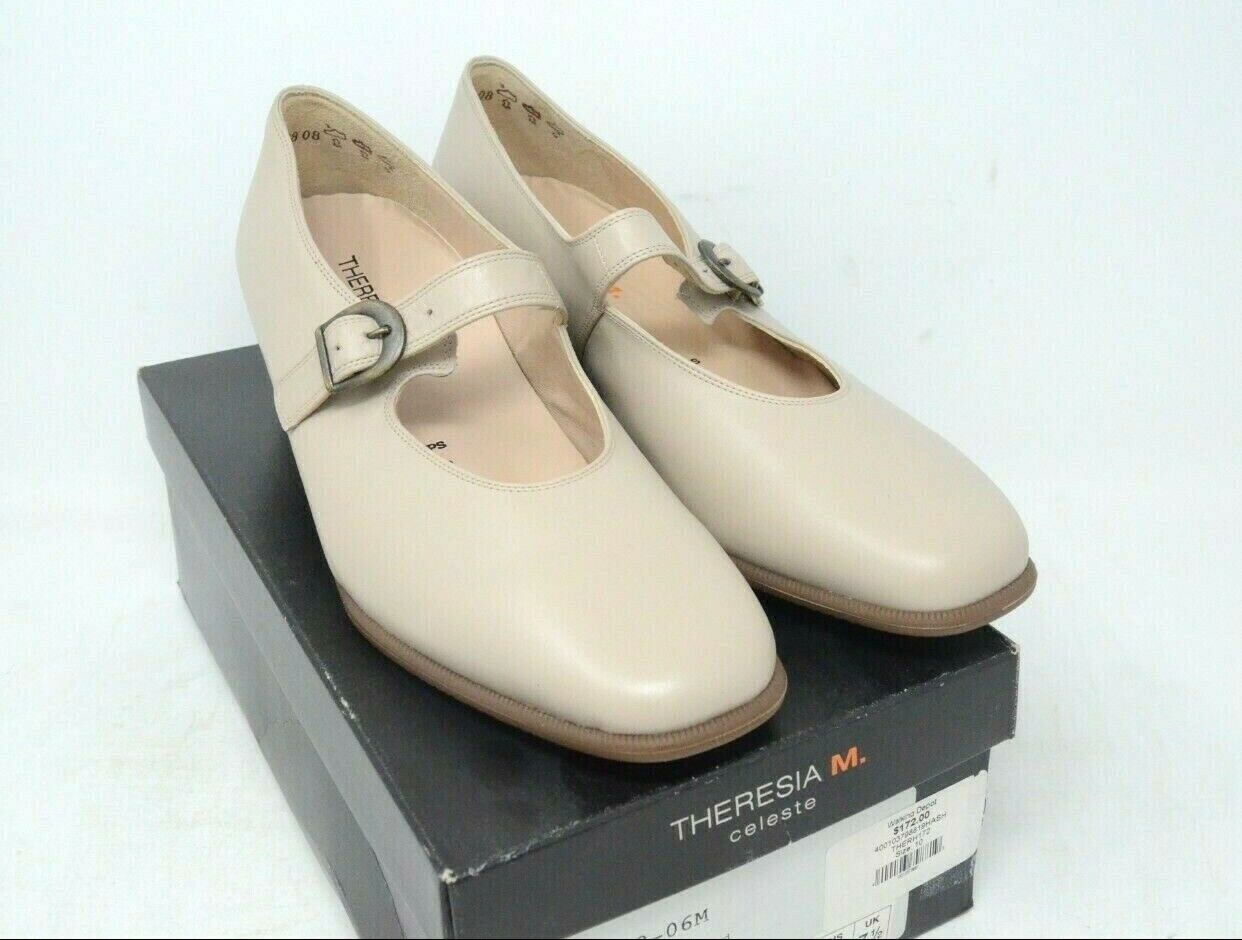 Women’s Theresia M Mary Jane Dress Shoes. Linen Leather. Size US 10.