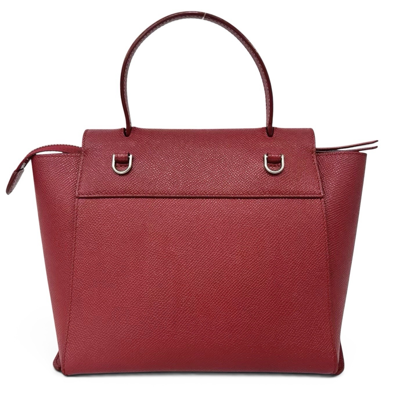 Celine Belt Bag Micro Red Grained Leather Hand Bag 189153 Women