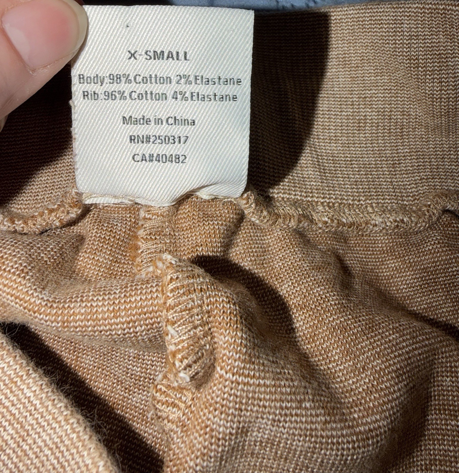Varley Amberley Ribbed Pique Jogger Pants Biscuit Beige Women’s Size-XS