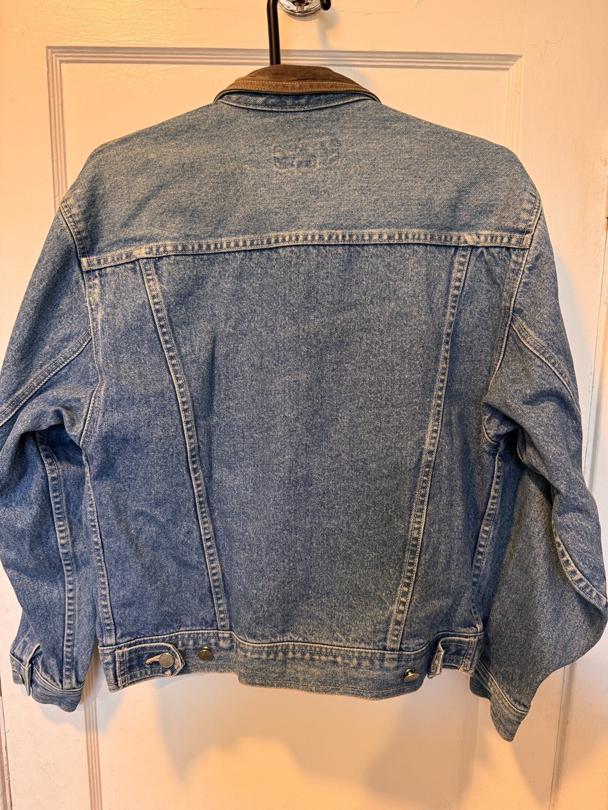 VTG Banana Republic Denim Jacket Mens Small Trucker Safari & Travel Clothing Co