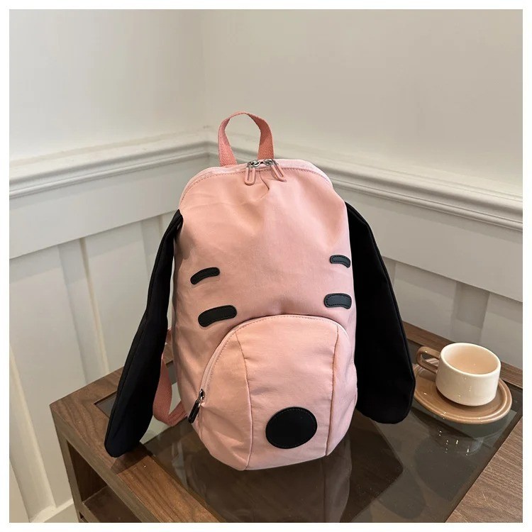 Cute Snoopy Anime Backpack Oxford Cloth Large Capacity Travel School Bag