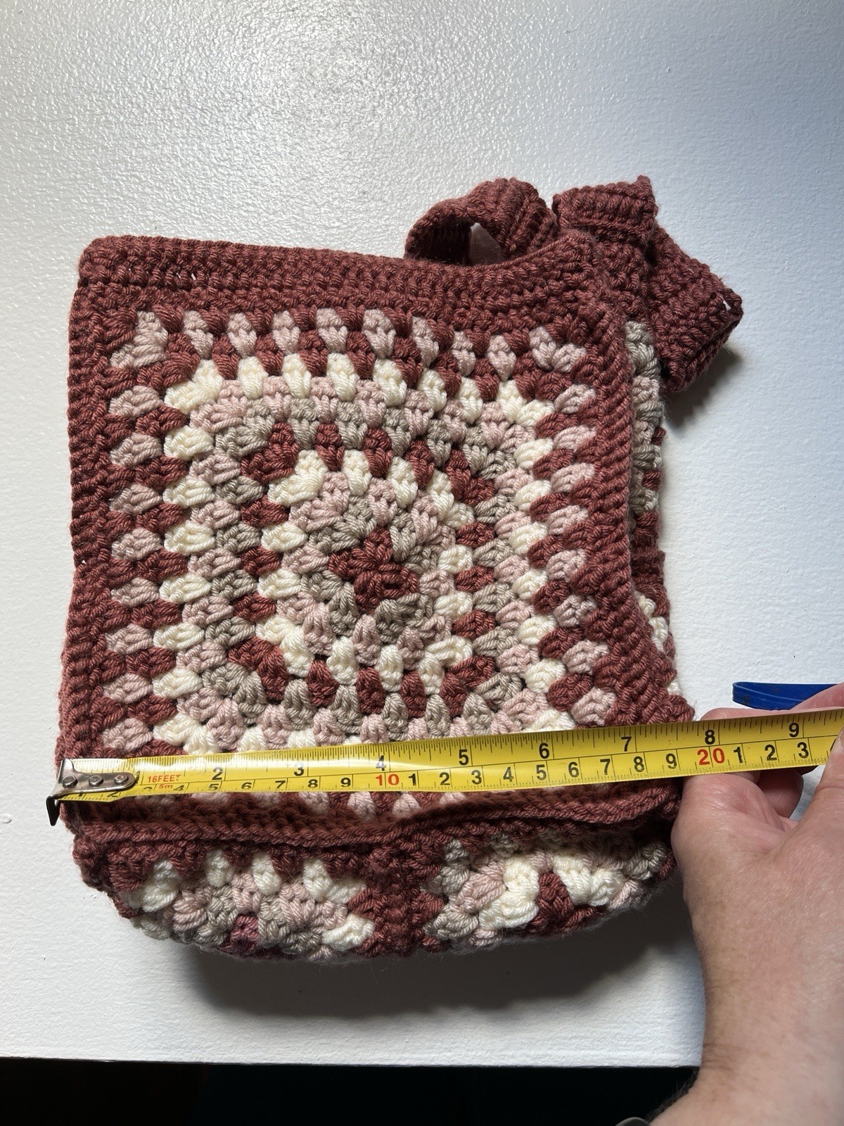 Crochet Granny Square Small Shoulder Bag