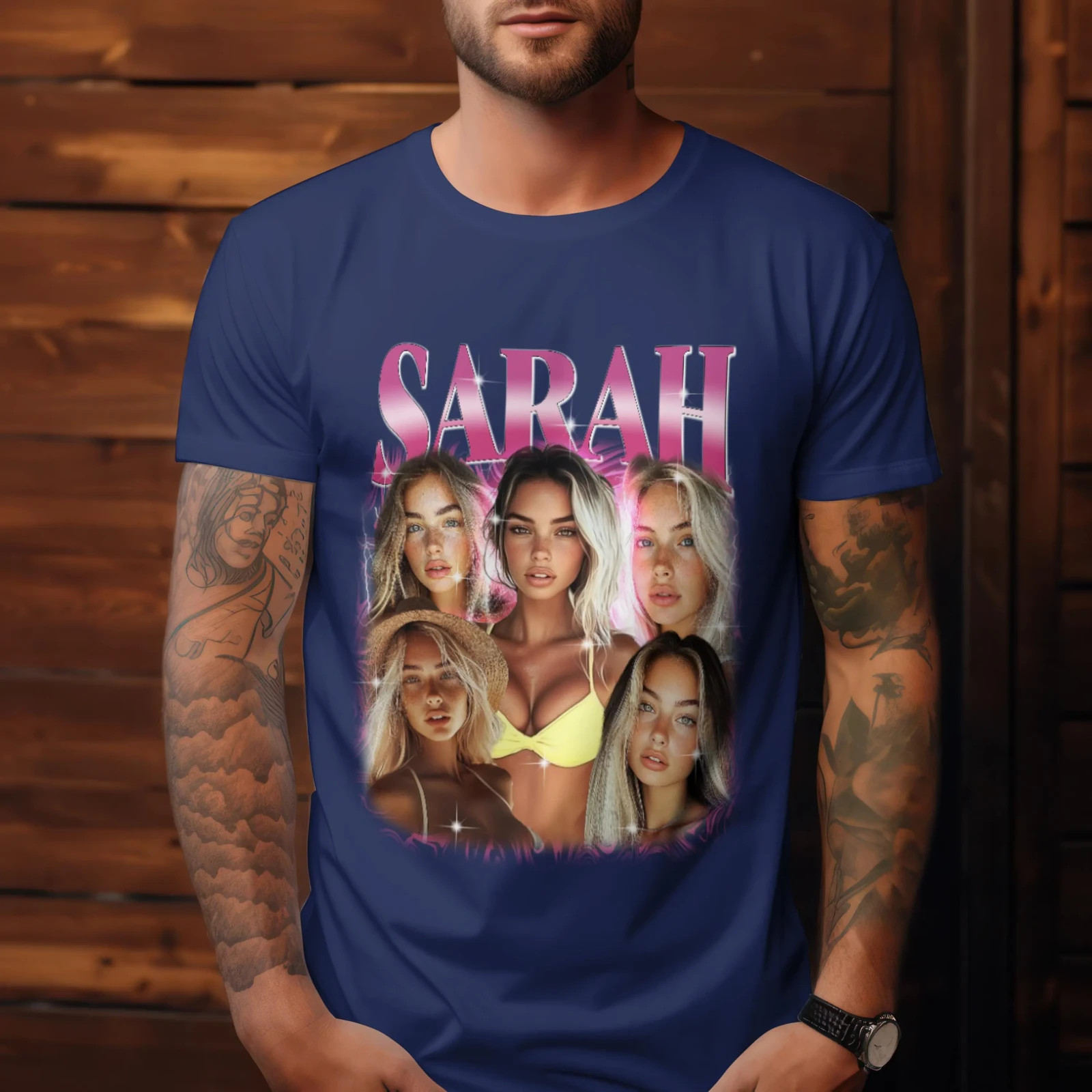 Custom Bootleg Rap Tee, custom bootleg shirt, custom photo shirt, birthday gift