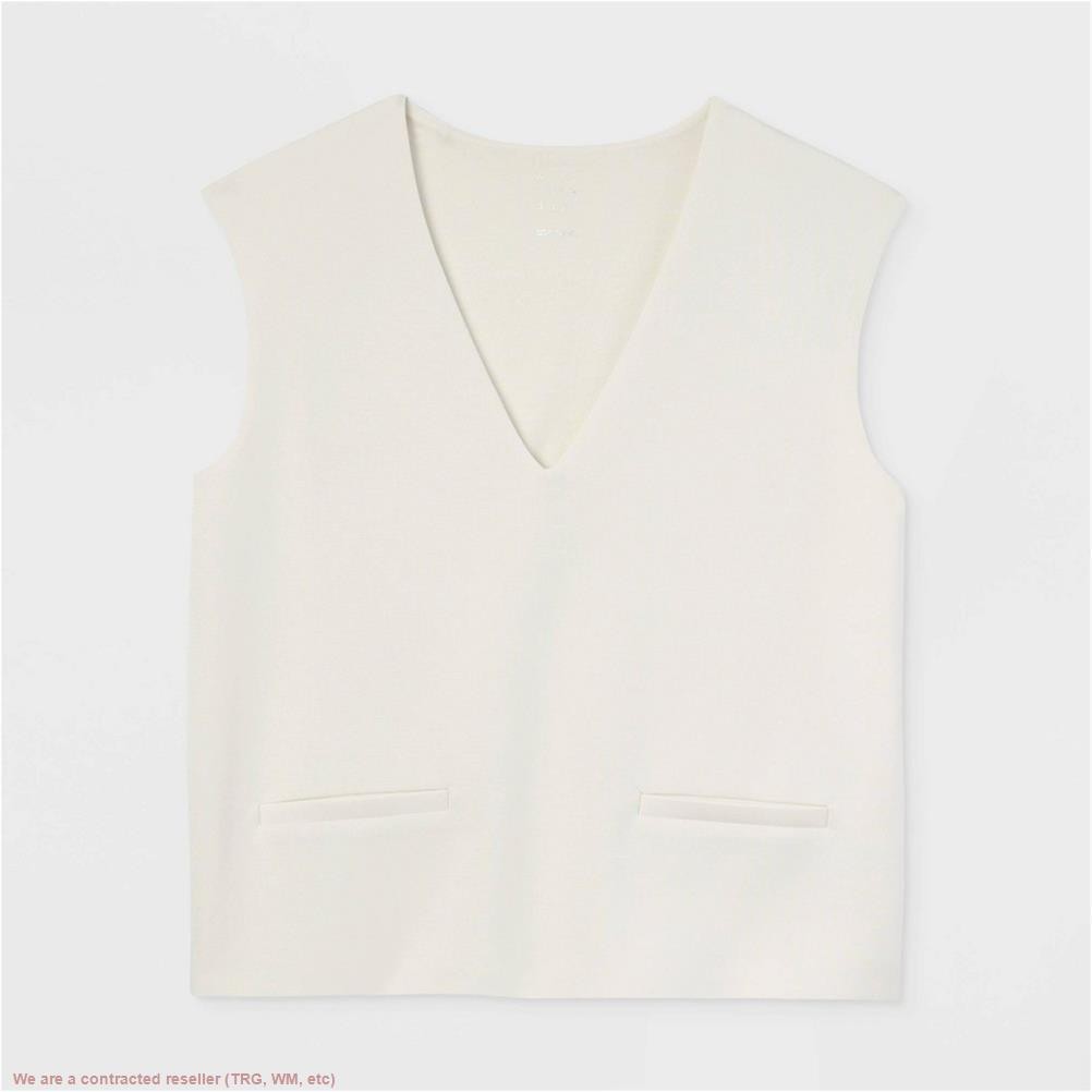 Women’s Sandwash Vest – A New Day Cream M *SEE DEAL!!!*