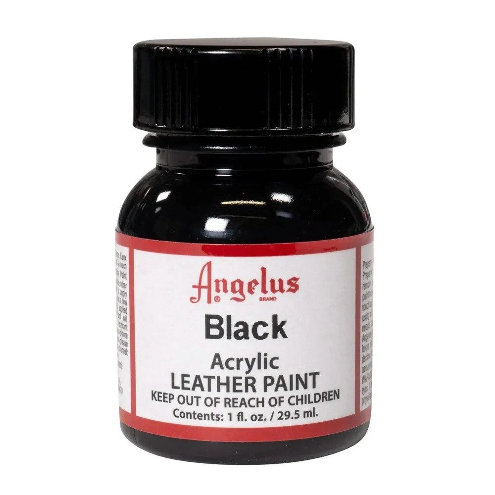 Angelus Acrylic Leather Paint 1 fl oz Black