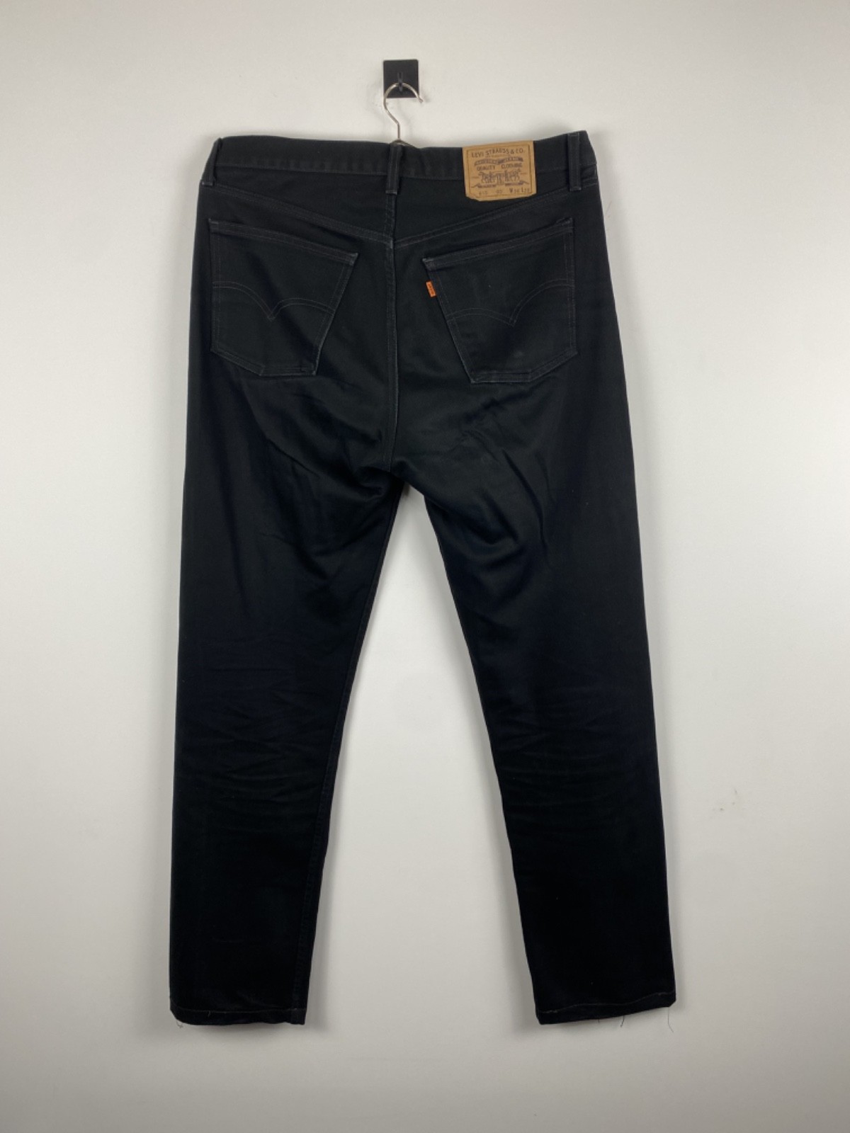Levi’s 615 Orange Tab Black Jeans W36 L36 Made in USA Vintage Y2K