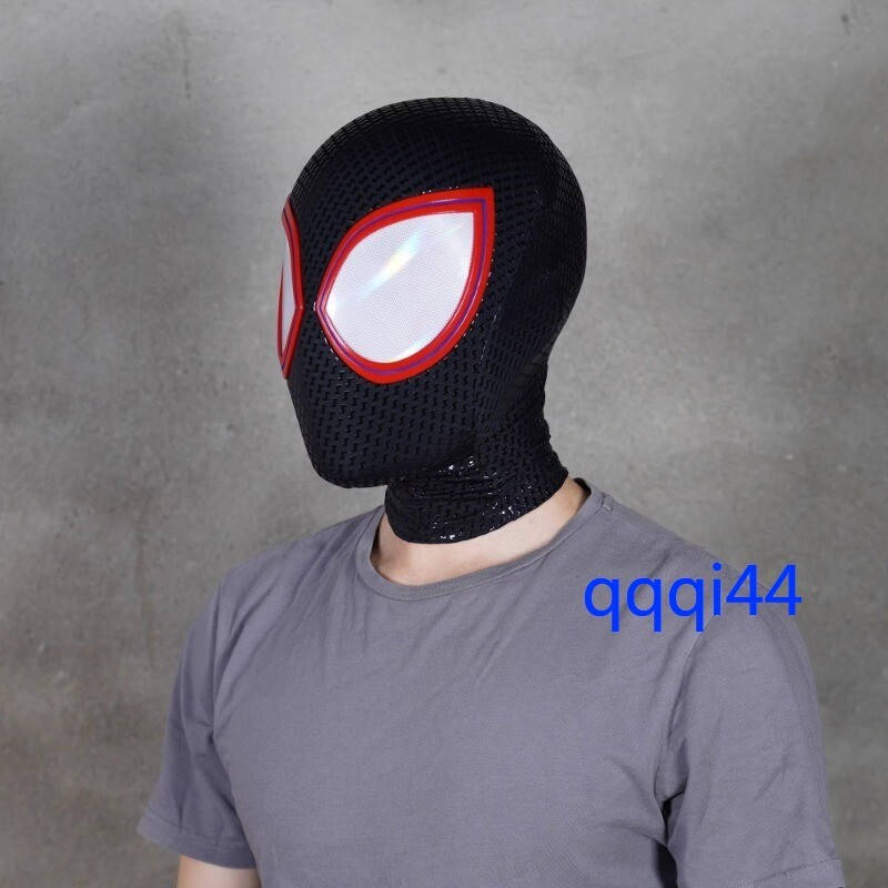 Spider Man Crossover Universe Miles Morales Mask Helmet Faceshell Eyes Gift New