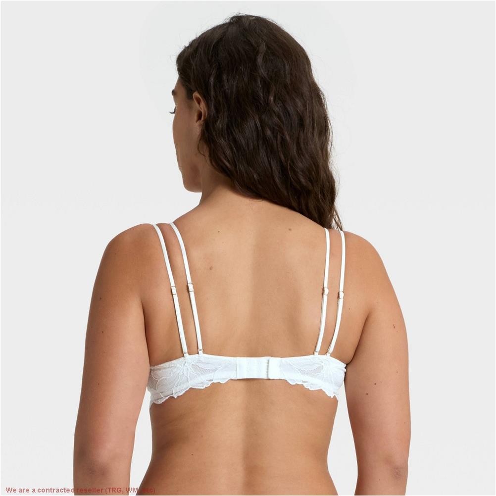 Women’s Lace Lightly Lined Demi Bra – Auden White 38B *SEE DEAL!!!*