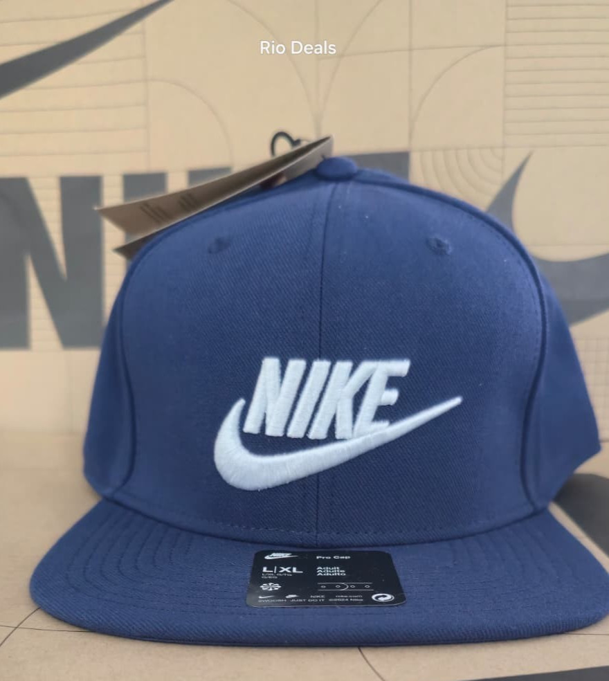 Nike Dri-FIT Pro Cap Structured Futura Unisex Hat Navy Size M/L L/XL FZ3630-410