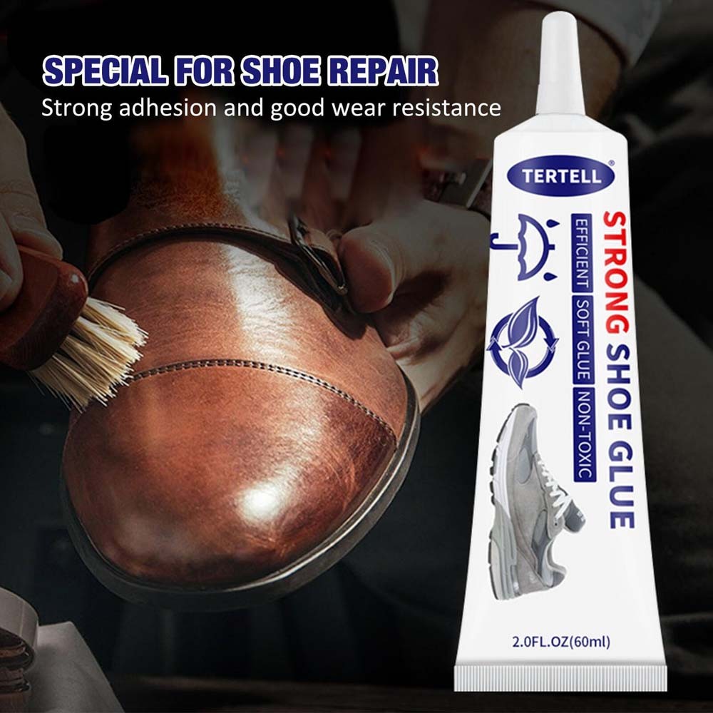 2Pack Strong Shoe Glue Sole Repair Adhesive Waterproof for Sneaker Leather Shoes