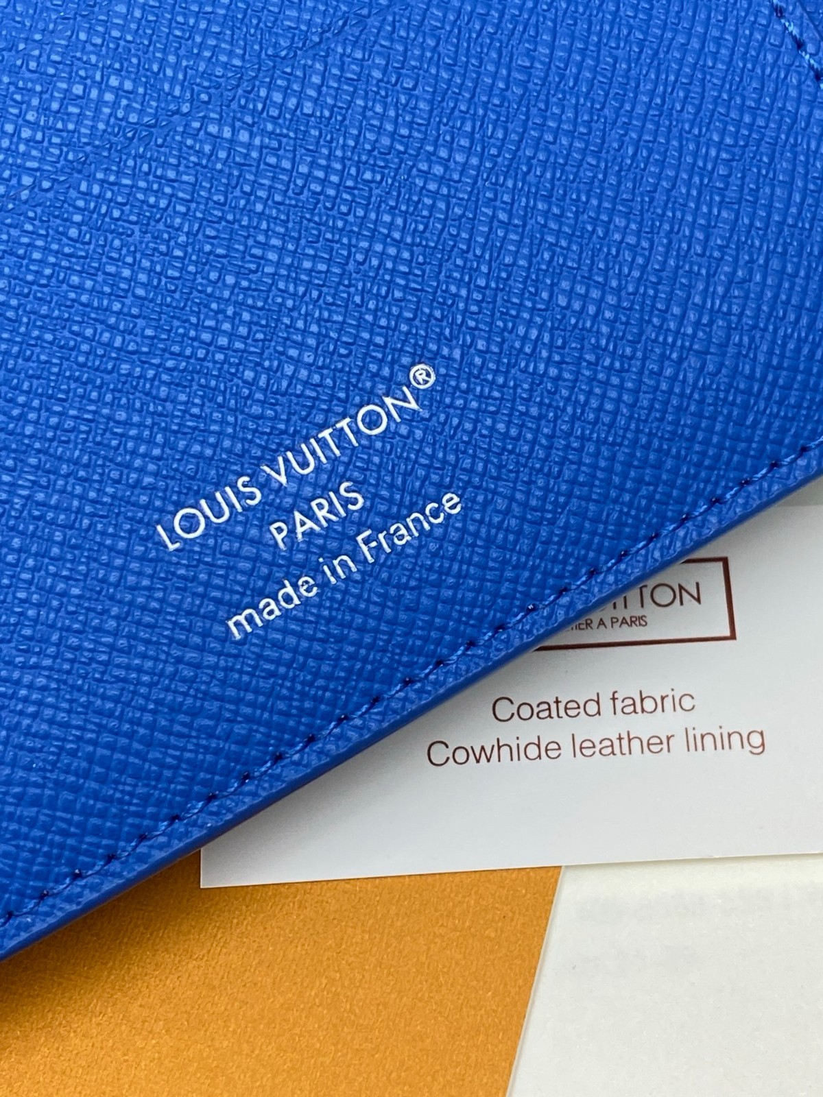 Louis Multiple Wallet Monogram Bleach Sailboat Blue New