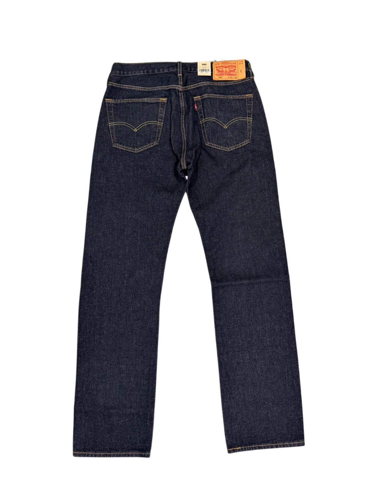 Levi’s Men’s 501 Original Jeans Dark Blue Indigo Rinse 005013408