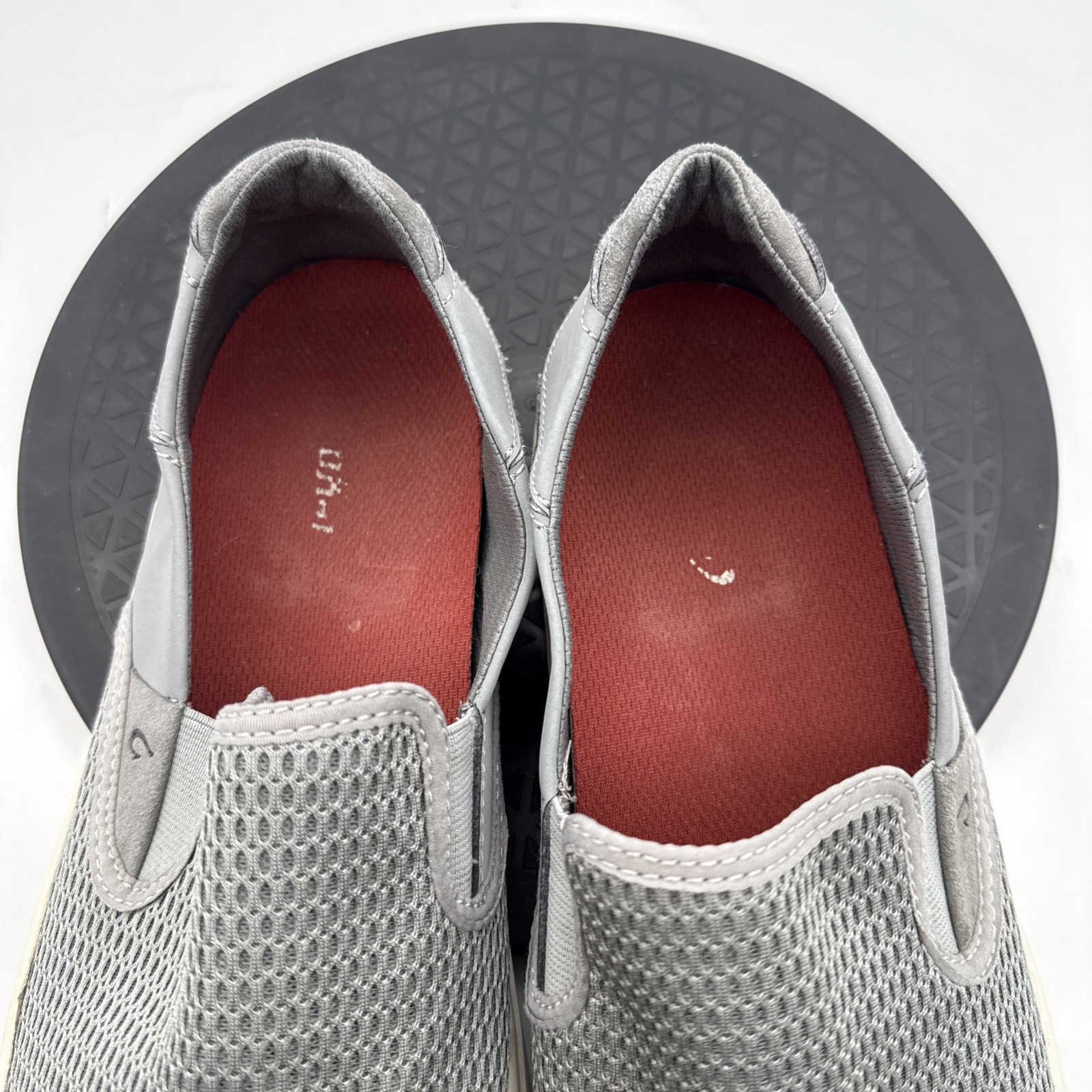 Men’s Olukai Lae’ahi Slip-on Shoes Size 13 Micro Mesh Shoes Gray Laeahi Casual