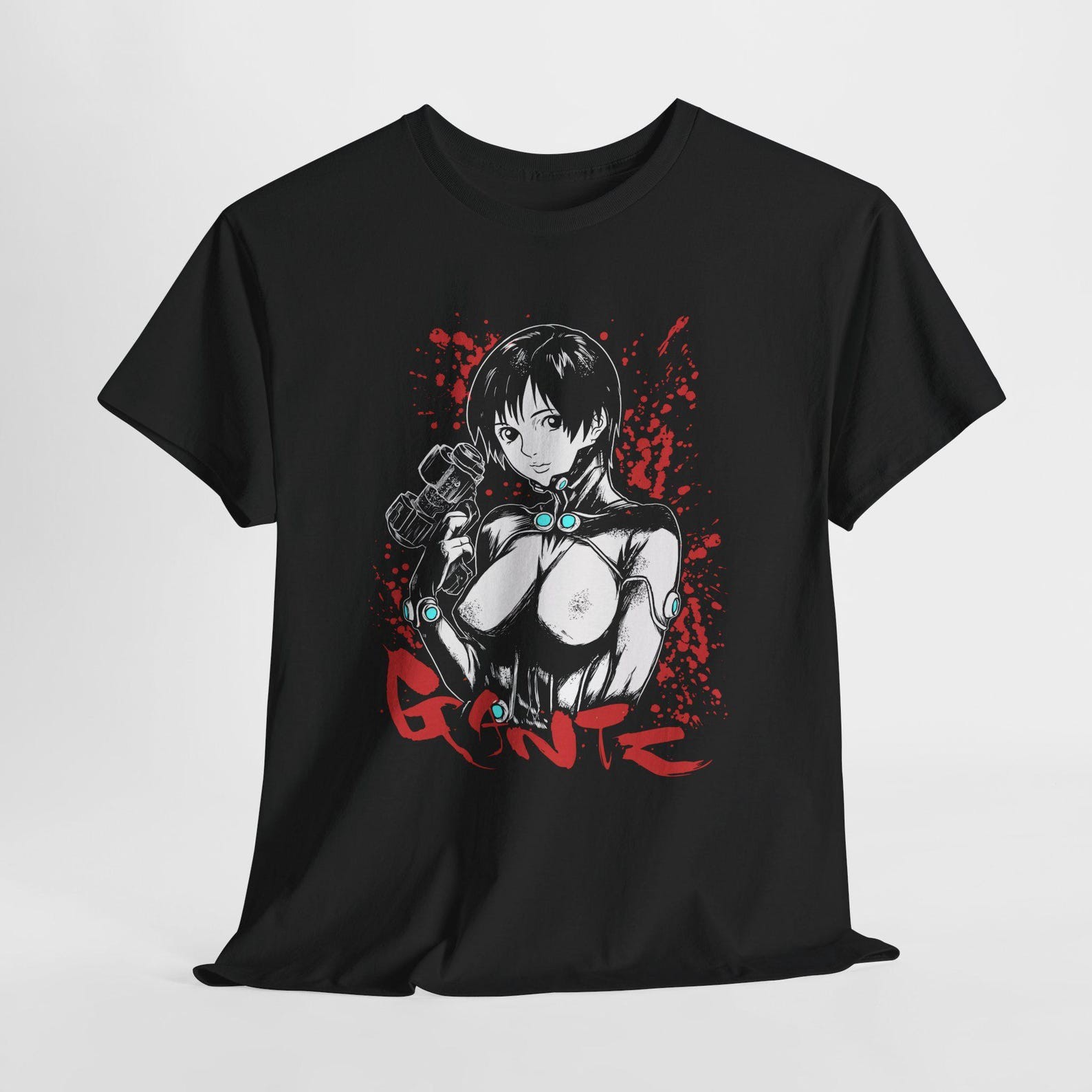 Waifu Anime T-Shirt Reika Shimohira Gantz Manga Otaku Graphic Tee Unisex