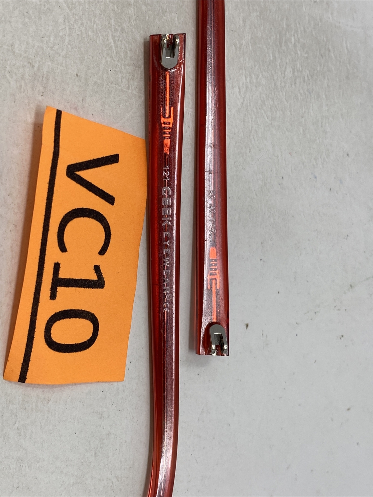 Geek Eyewear 121 Red Blush 145mm Temple Arm Parts VC10