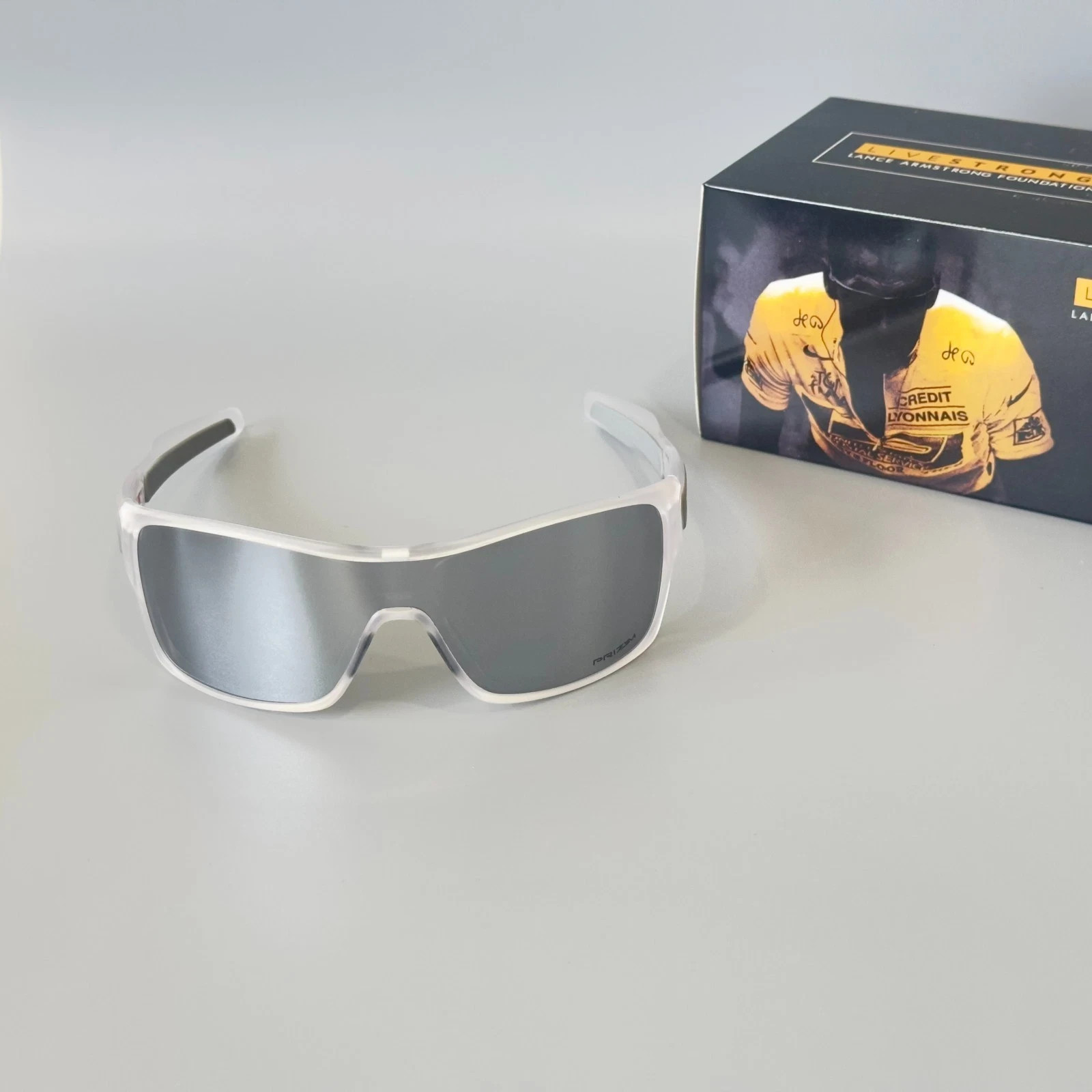 Oakley Turbine Rotor OO9307 Sunglasses Polished Clear Frame/Silver Lens
