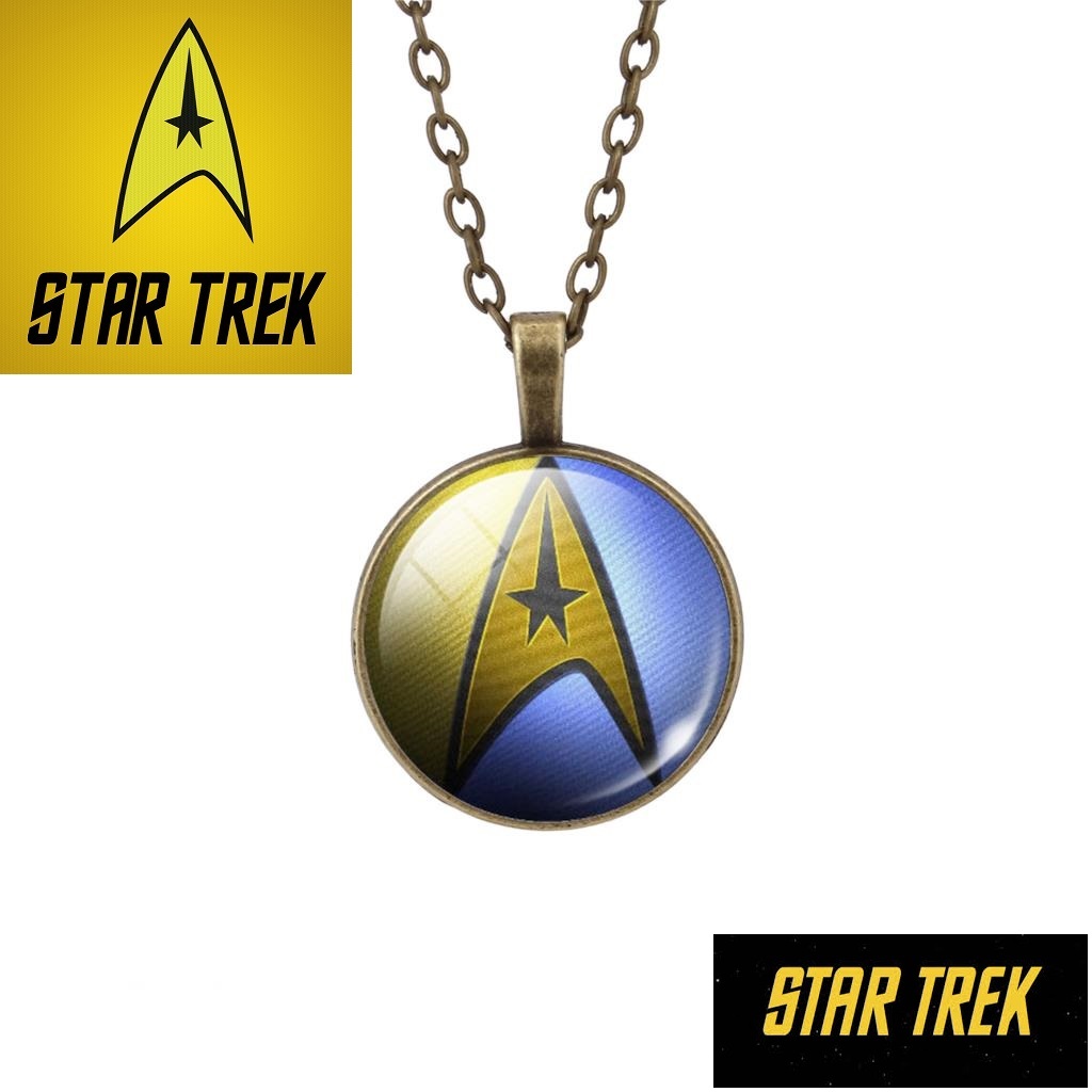 Star Trek Command pendant Original logo Antique Bronze color Collectible gift US