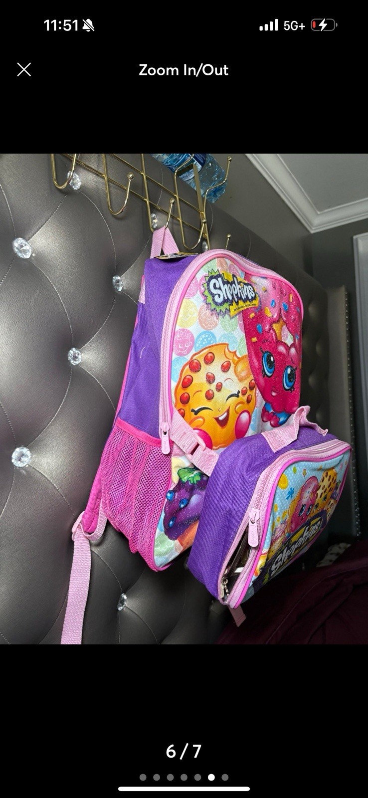 RARE Y2K Shopkins Backpack – Kooky Cookie & D’Lish Donut | NWT