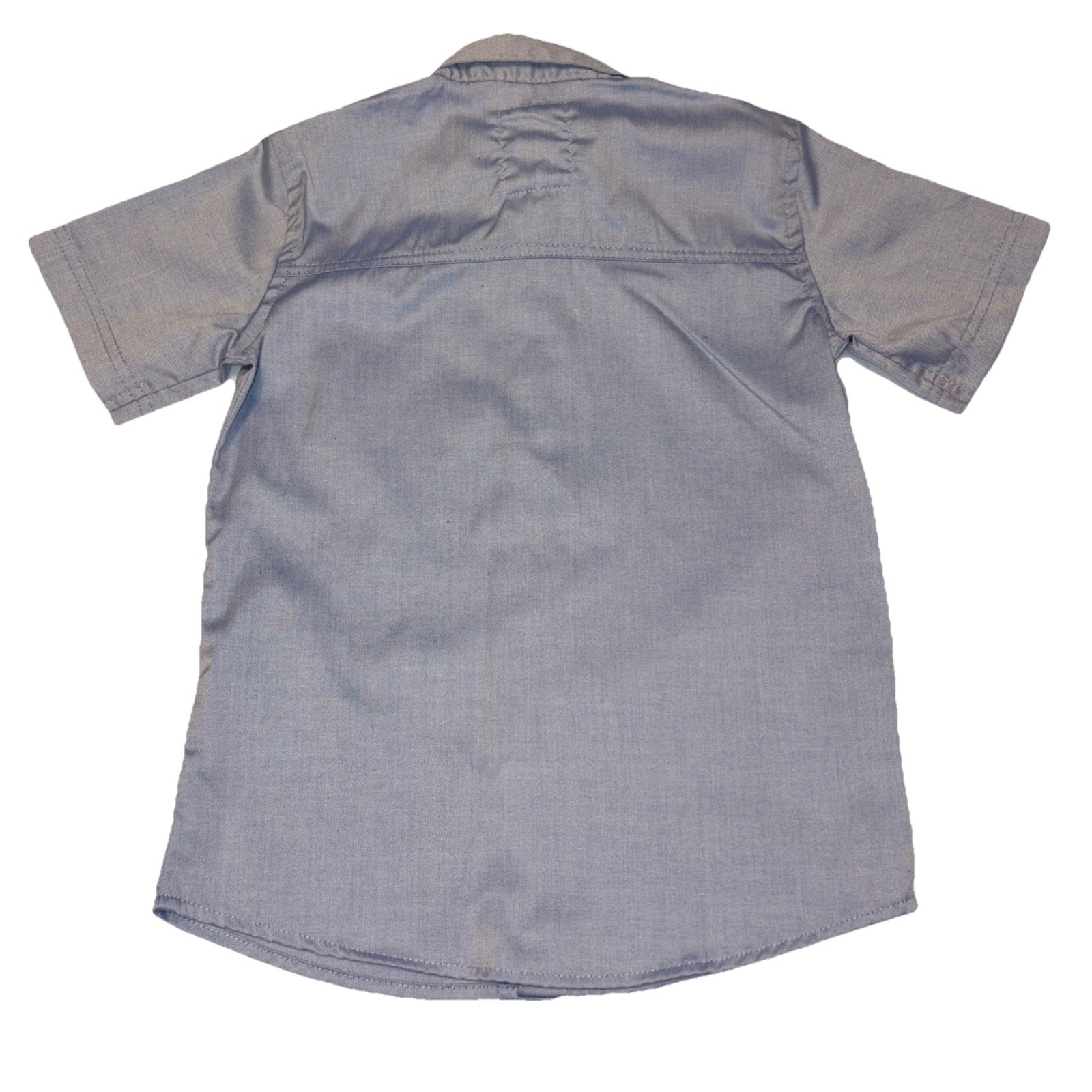 Levi’s Youth Boys Denim Light Blue Cotton Button Up SZ 6 Little Boys Ages 5-6