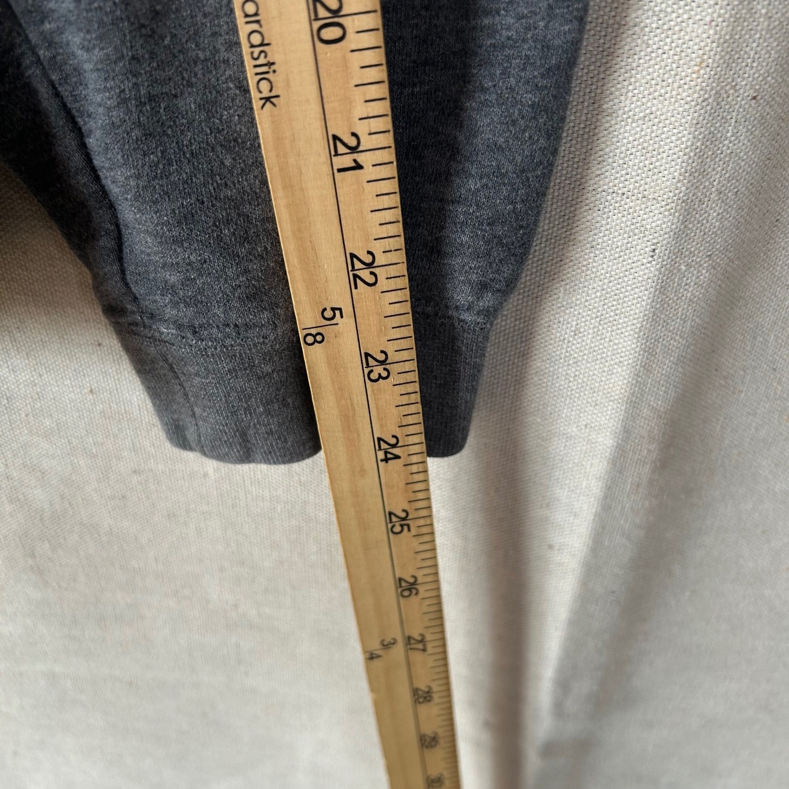 Nike Mens Fleece Hoodie Charcoal Grey Orange Logo Pullover Medium