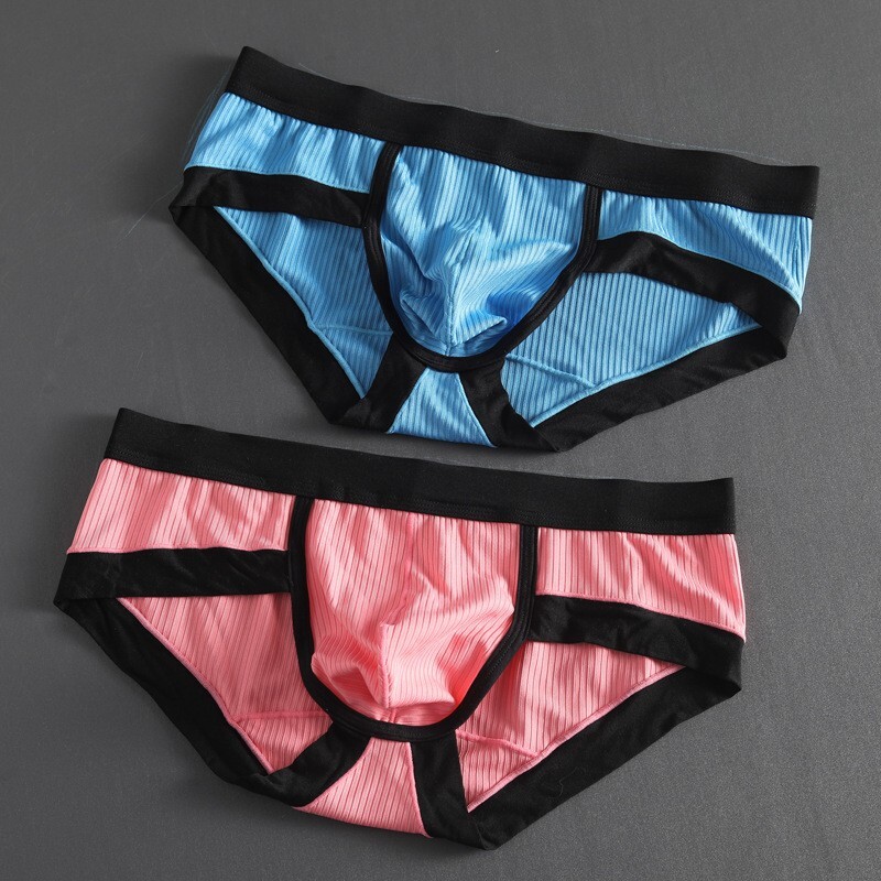 Briefs Men’s Panties Cotton Blend Men Underwear Shorts Korean Low-Rise U Pouch