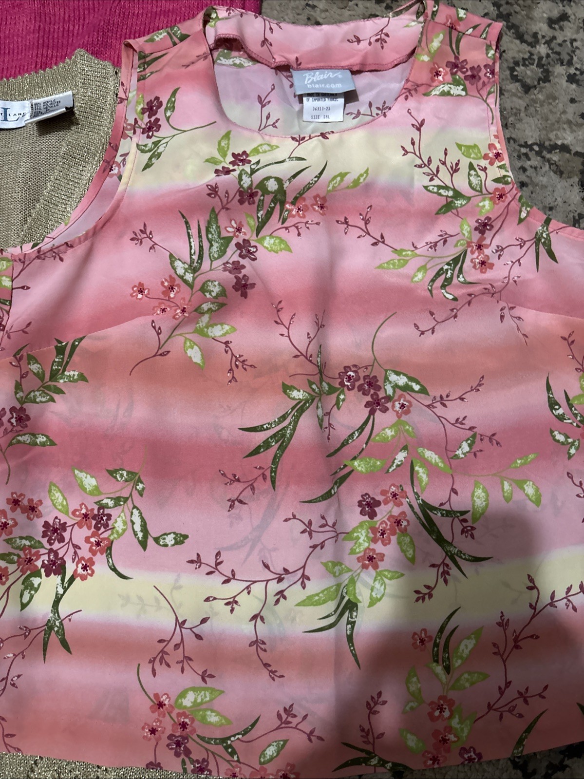 Lot Of 4 Women’s Tops Size Medium Sleeveless Multiple Manufacturers