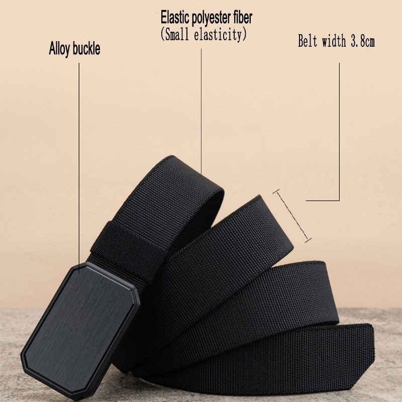 Groove Low Profile Belt Magnetic Buckle Canvas Stretch Outdoor 120cm*3.8cm