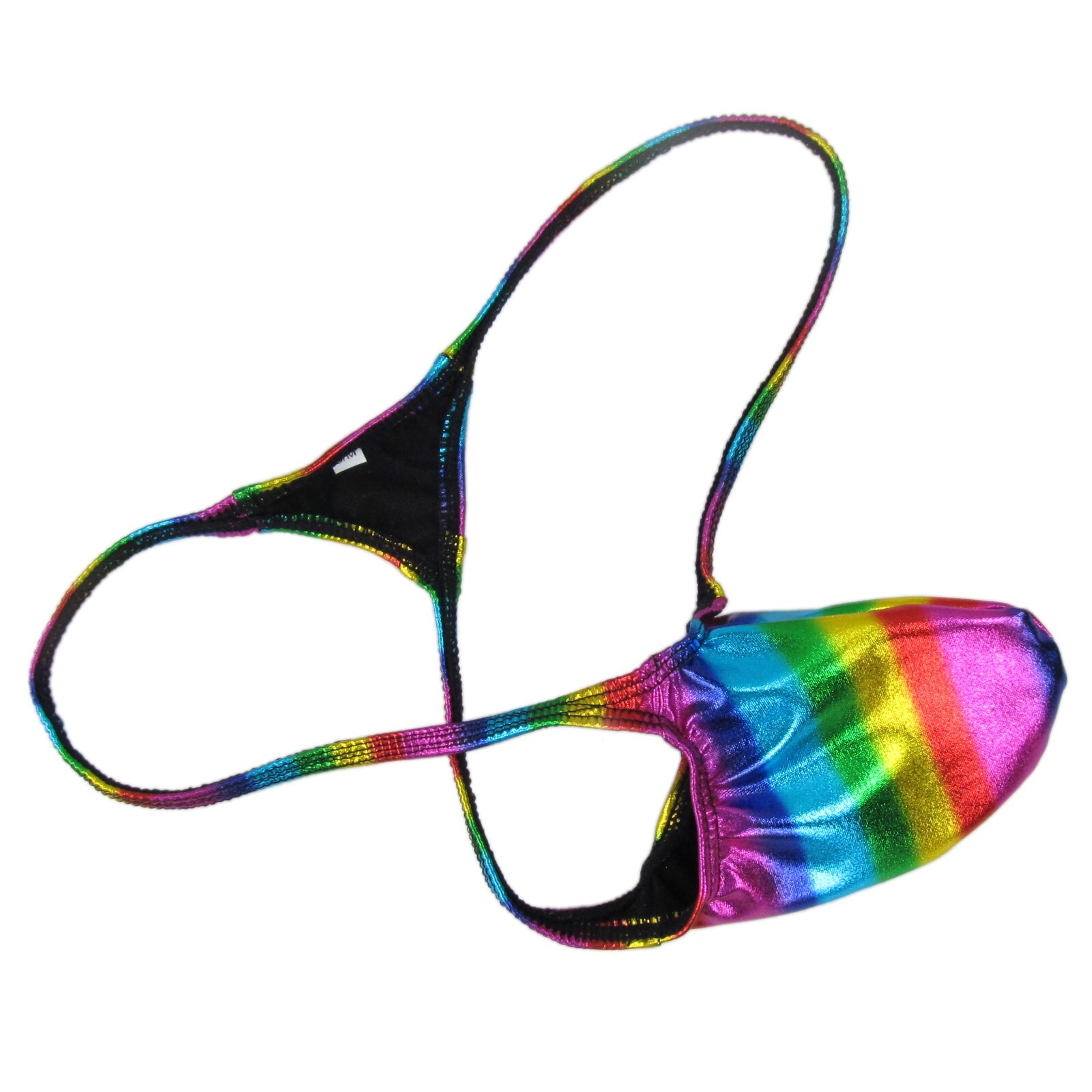 K4033 K403 Mens Grape Smugglers Pouch String ThongCoated Metallic Shiny