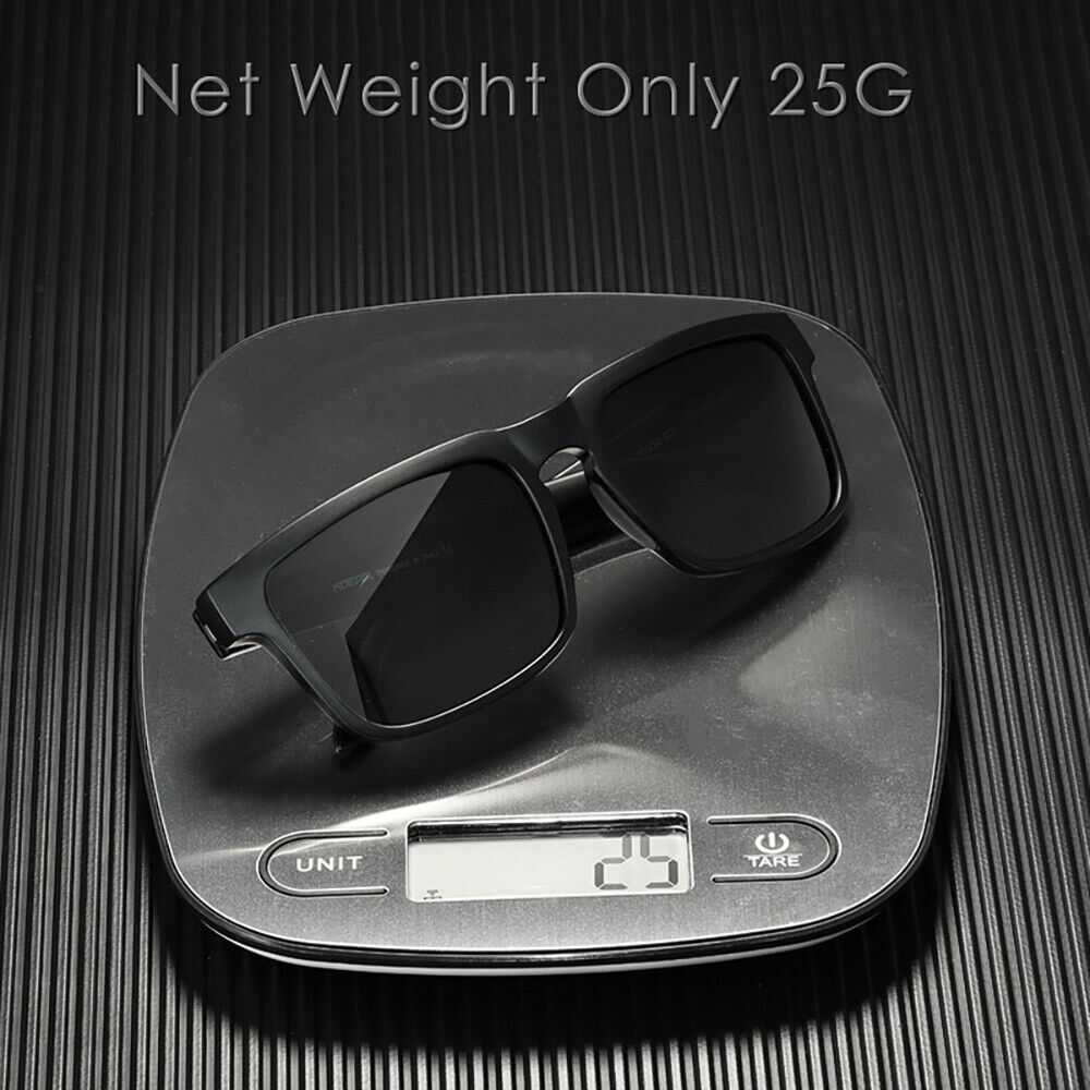 KDEAM Square Polarized Sunglasses Men’s Women Sports Driving UV400 Shade Glasses
